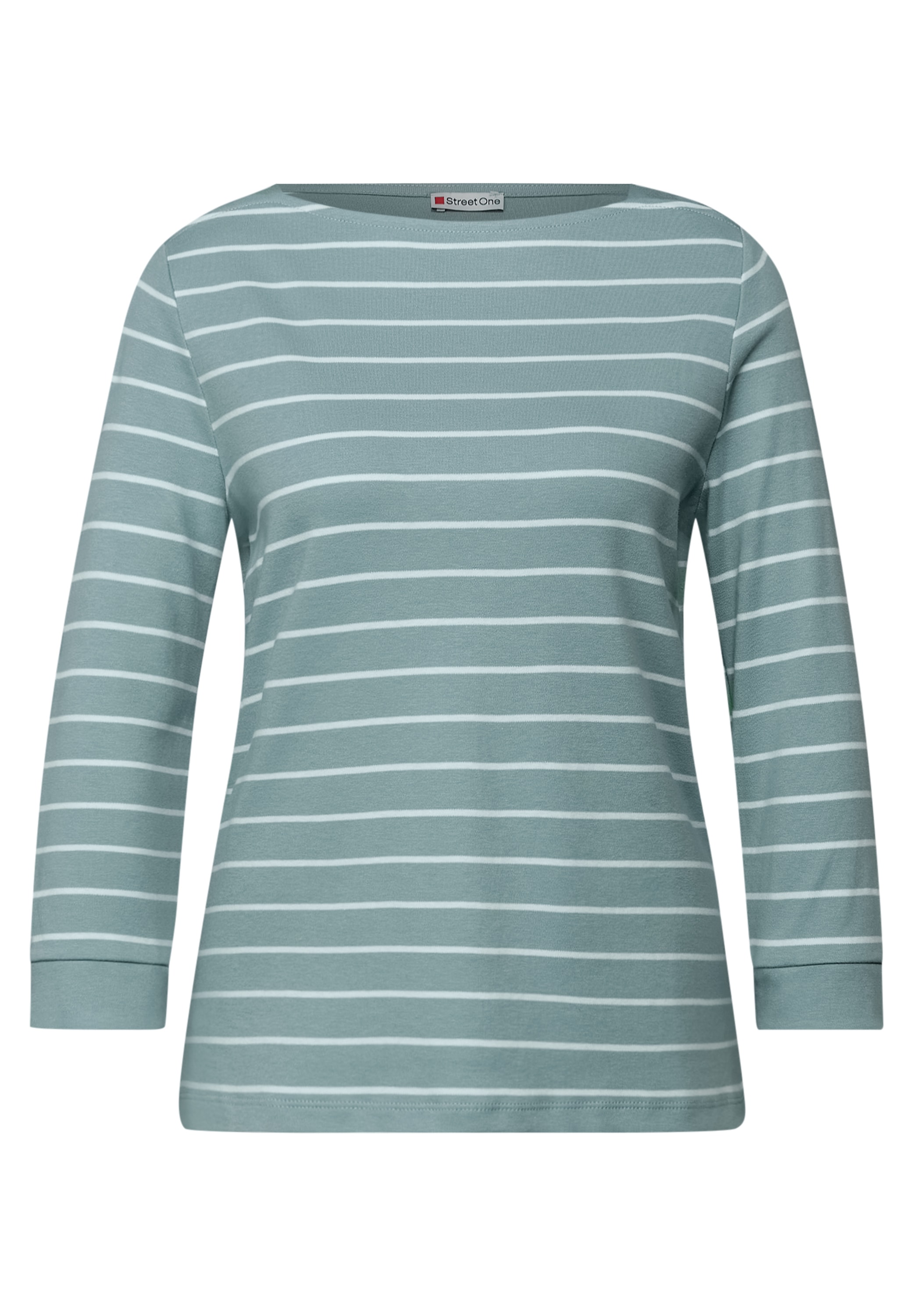 STREET ONE 3/4-Arm-Shirt, aus reiner Baumwolle