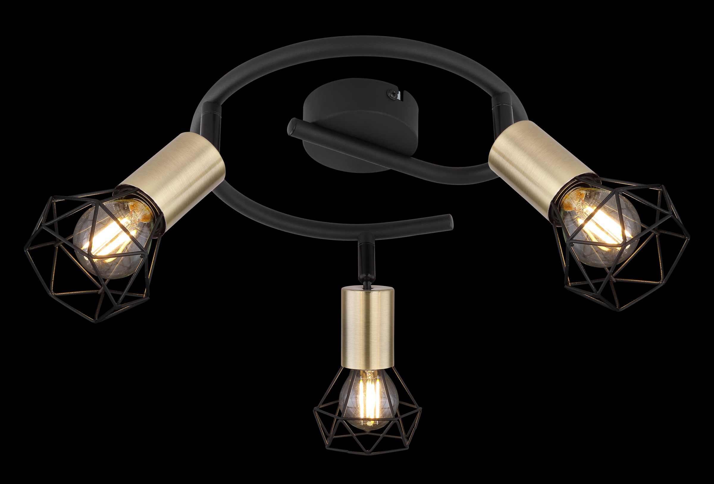 GLOBO LIGHTING Deckenstrahler »XARA I«, Leuchtmittel E14 | ohne Leuchtmittel, Deckenstrahler/Metall/Flur/Wohnzimmer/Schlafzimmer