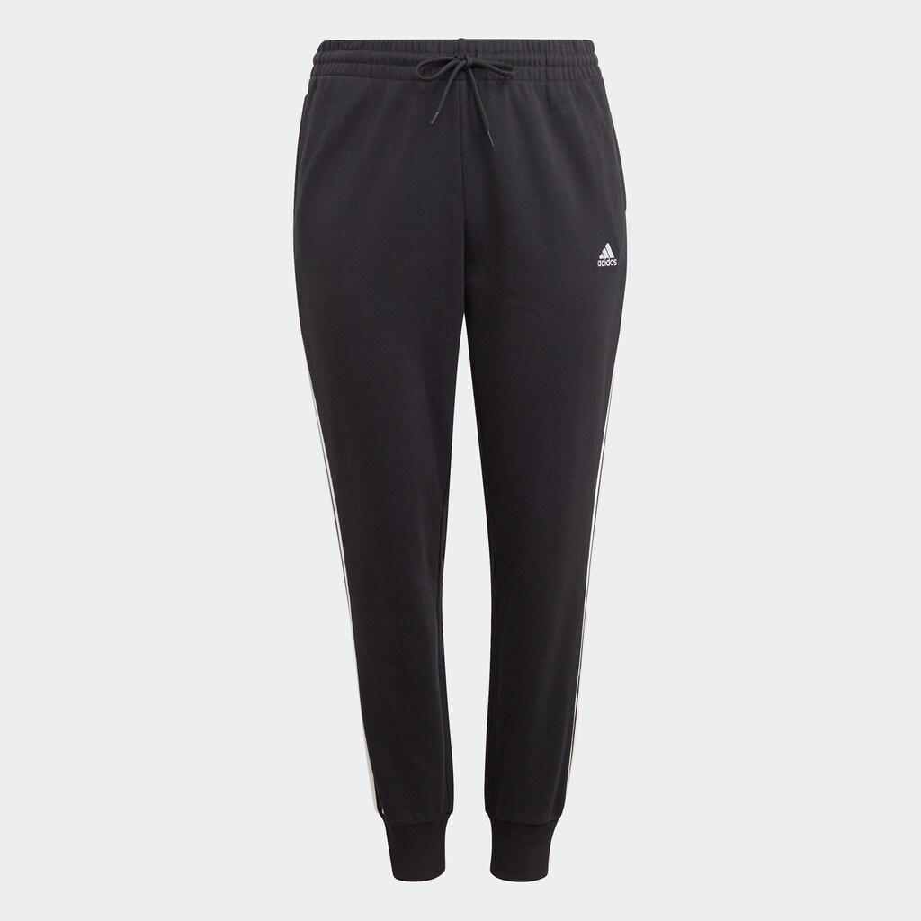 adidas Sportswear Sporthose »ESSENTIALS 3STREIFEN FRENCH TERRY CUFFED HOSE«, (1 tlg.)