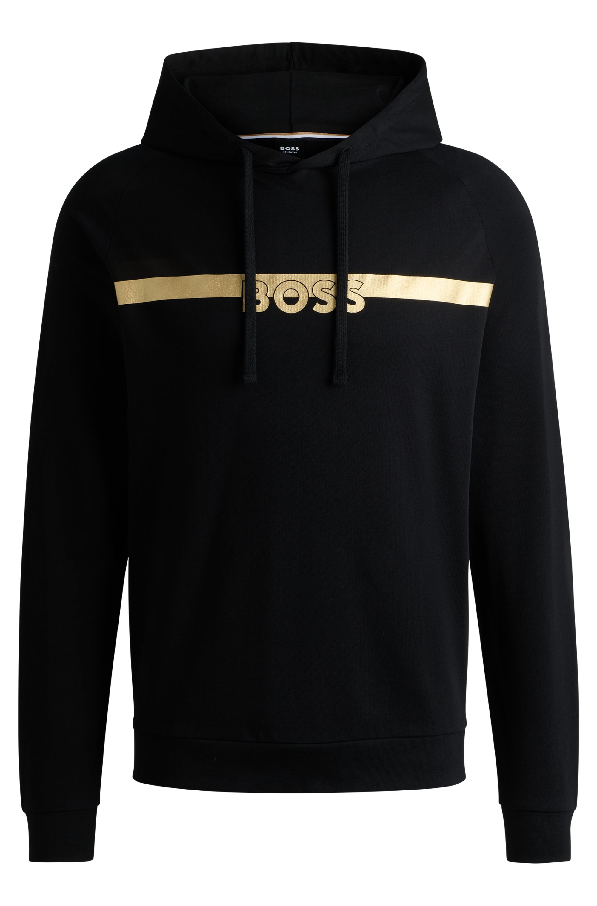 BOSS Kapuzensweatshirt "Authentic Hoo", mit glänzenden Logodruck günstig online kaufen