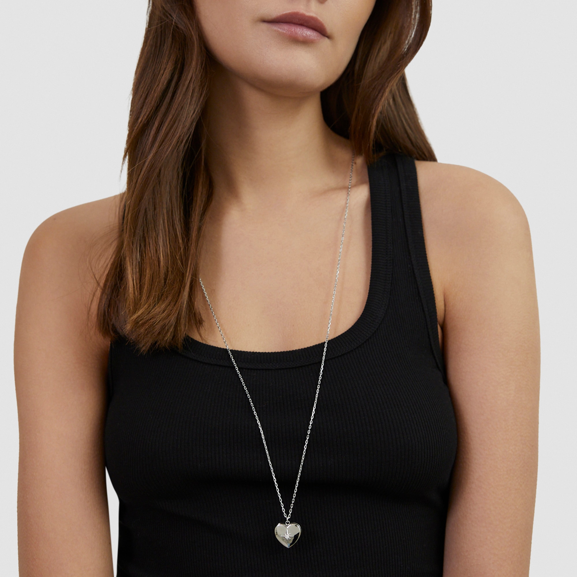 Tamaris Lange Kette »Schmuck Geschenk Edelstahl Halskette Herz Medaillon zum öffnen«