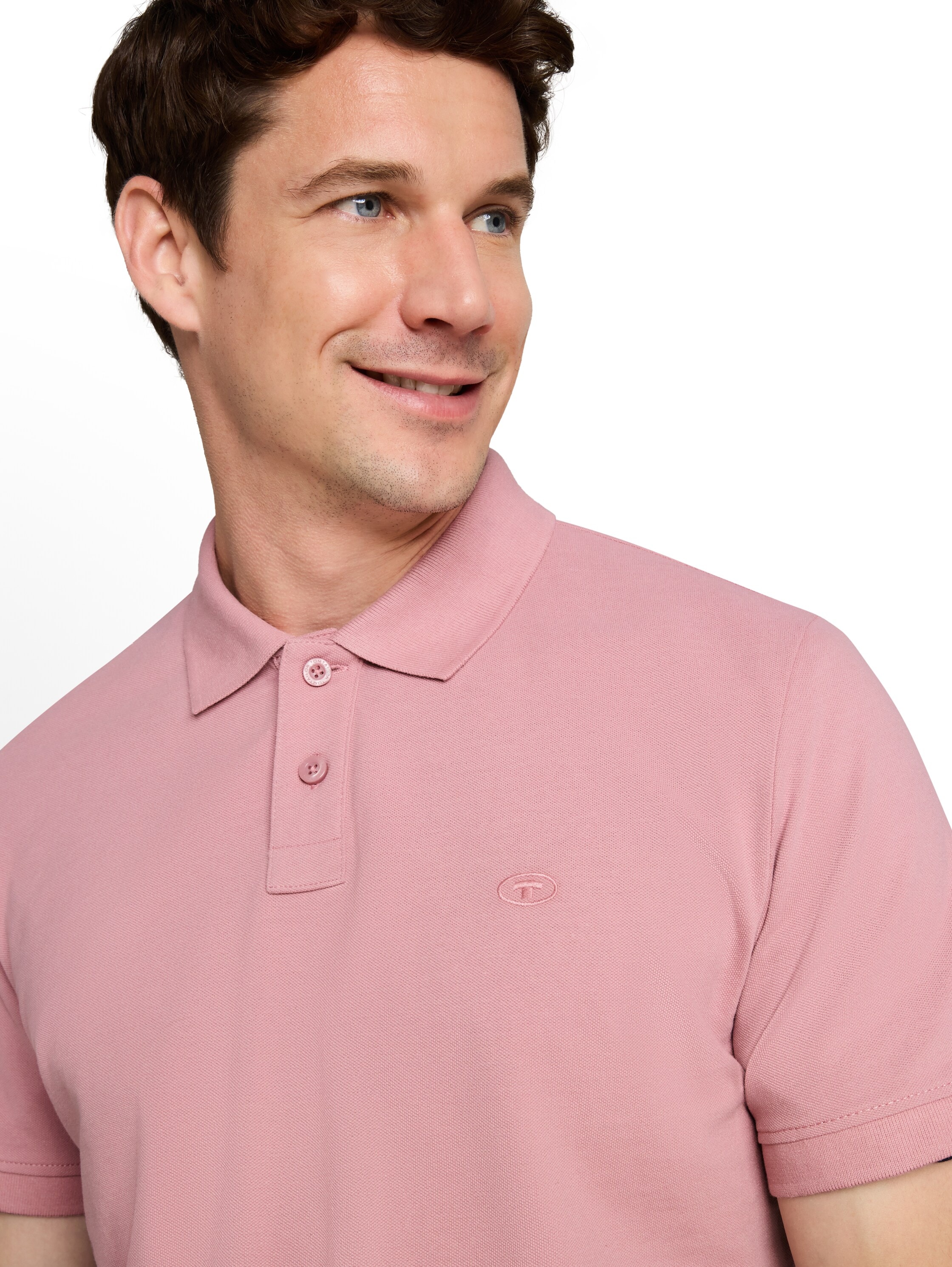 TOM TAILOR Poloshirt Poloshirt mit Logostickerei