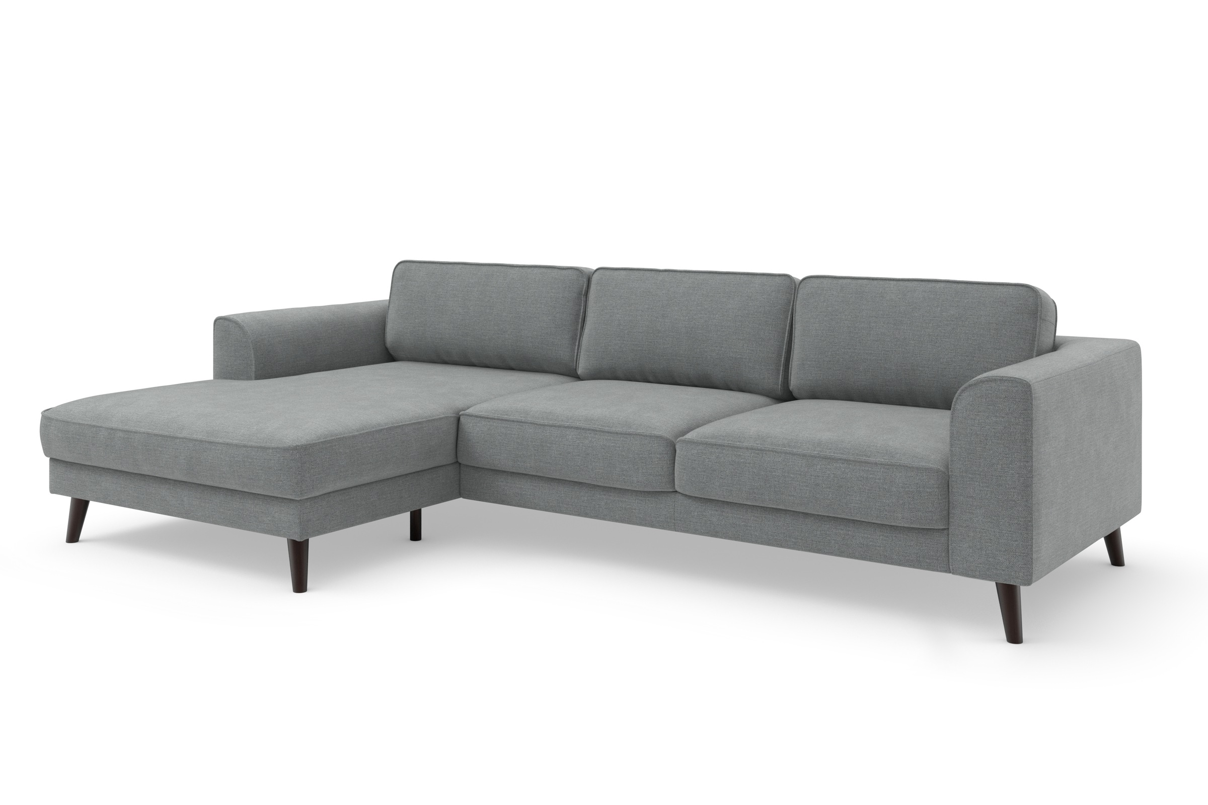 TRENDMANUFAKTUR Ecksofa »Lumber Jack, elegantes Designsofa, zeitlos modern, hoher Sitzkomfort«, wahlweise mit Bettfunktion u. Bettkasten, L-Form