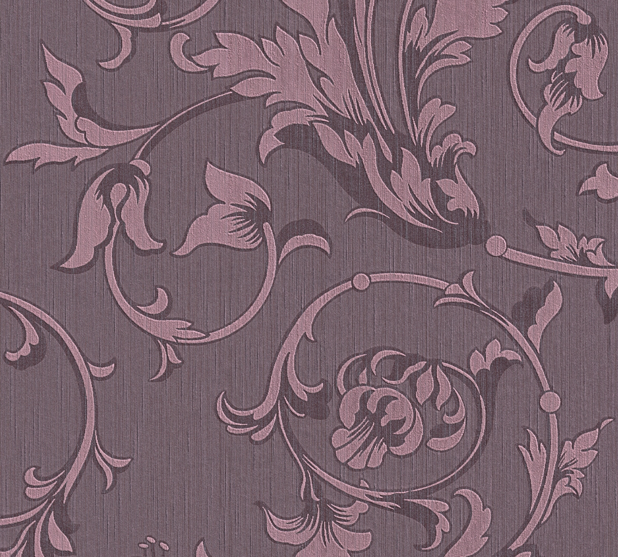 Architects Paper Textiltapete "Tessuto" Barock floral gemustert samtig Blumen-Tapete Floral Tapeten Wohnzimmer Schlafzimmer Küche Flur Design