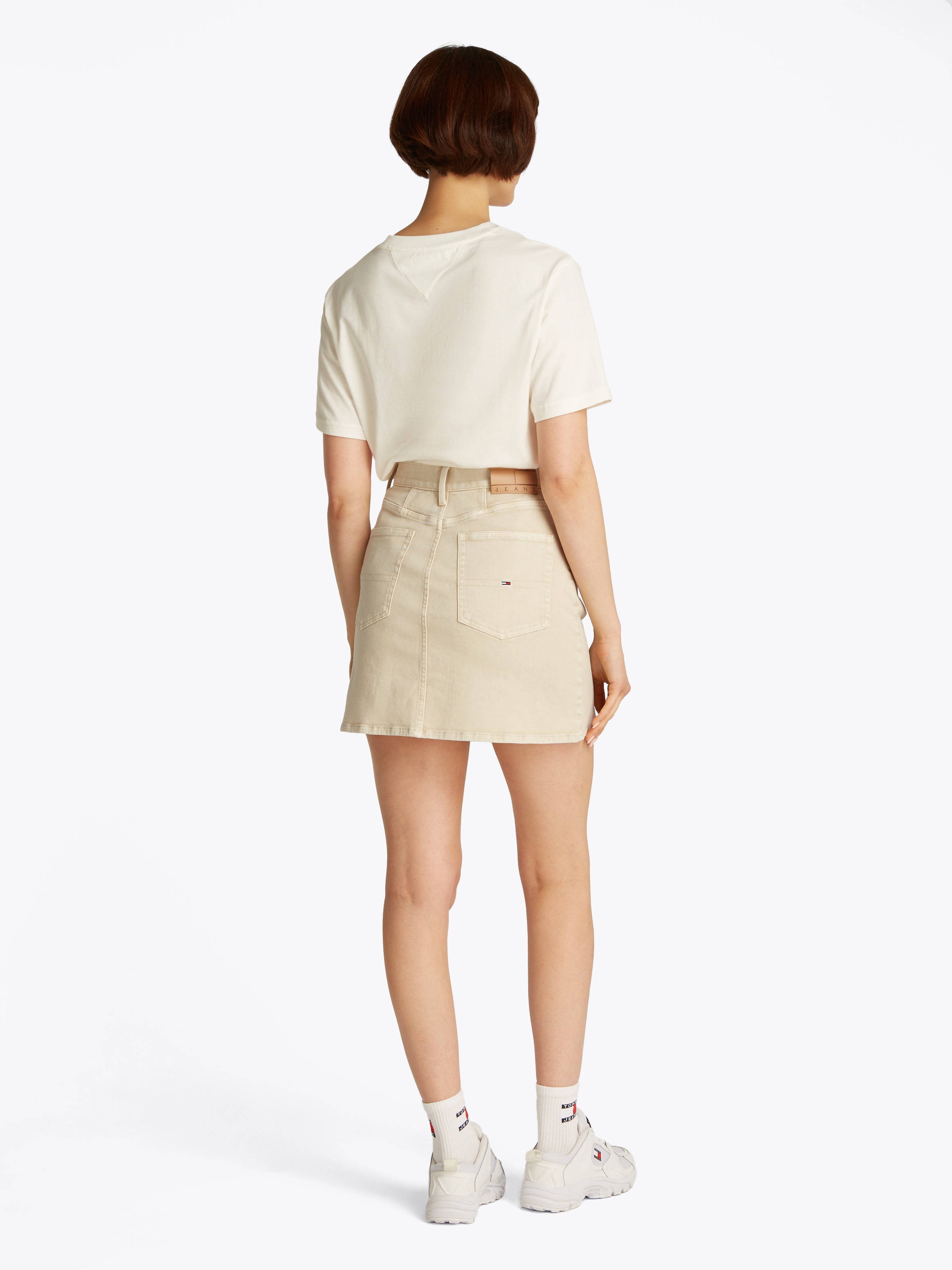 Tommy Jeans Minirock »TJW GMD COTTON MOM SKIRT«, in Mini-Länge