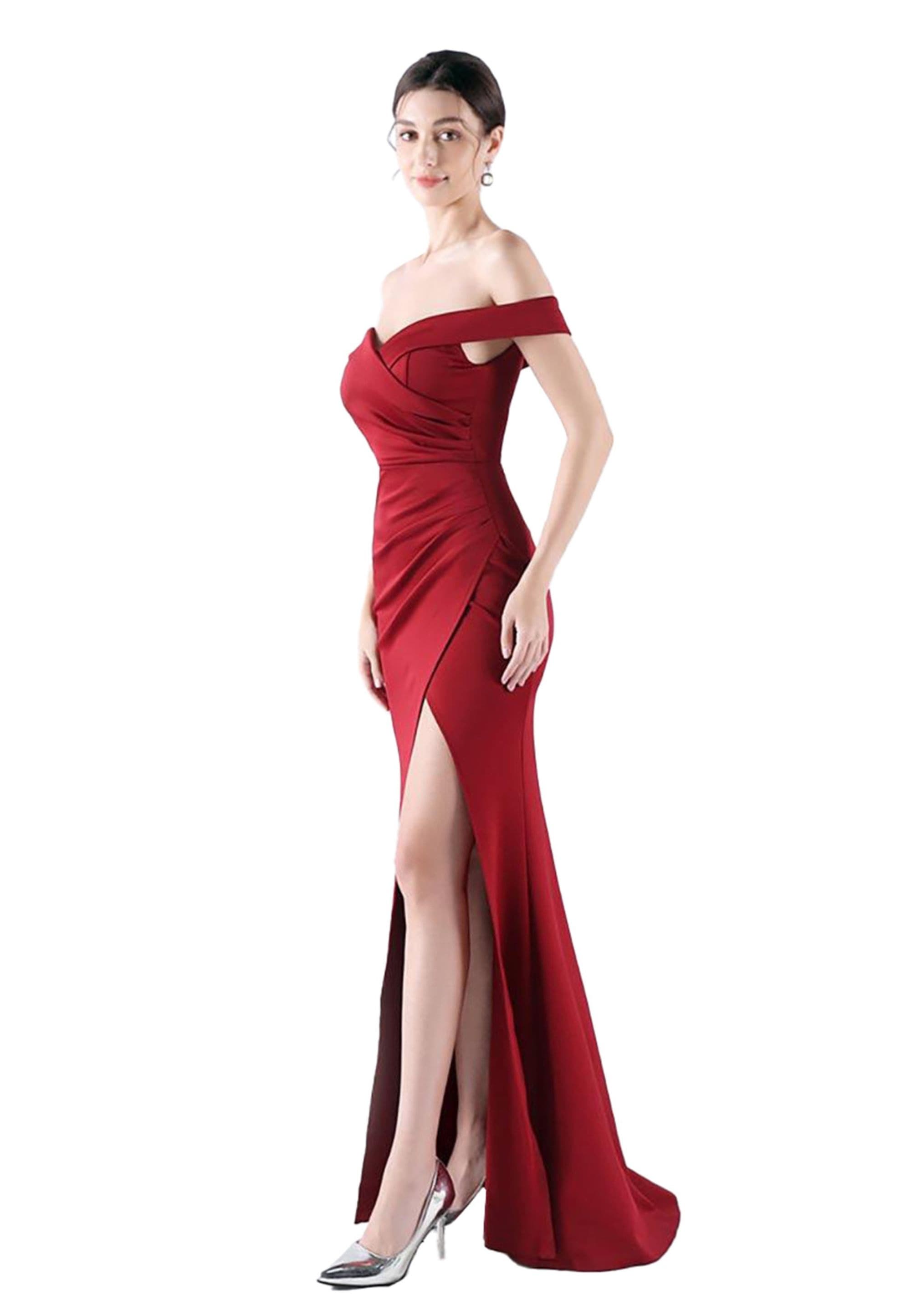 Moda Minx Jerseykleid »Zara«, im schulterfreien Design