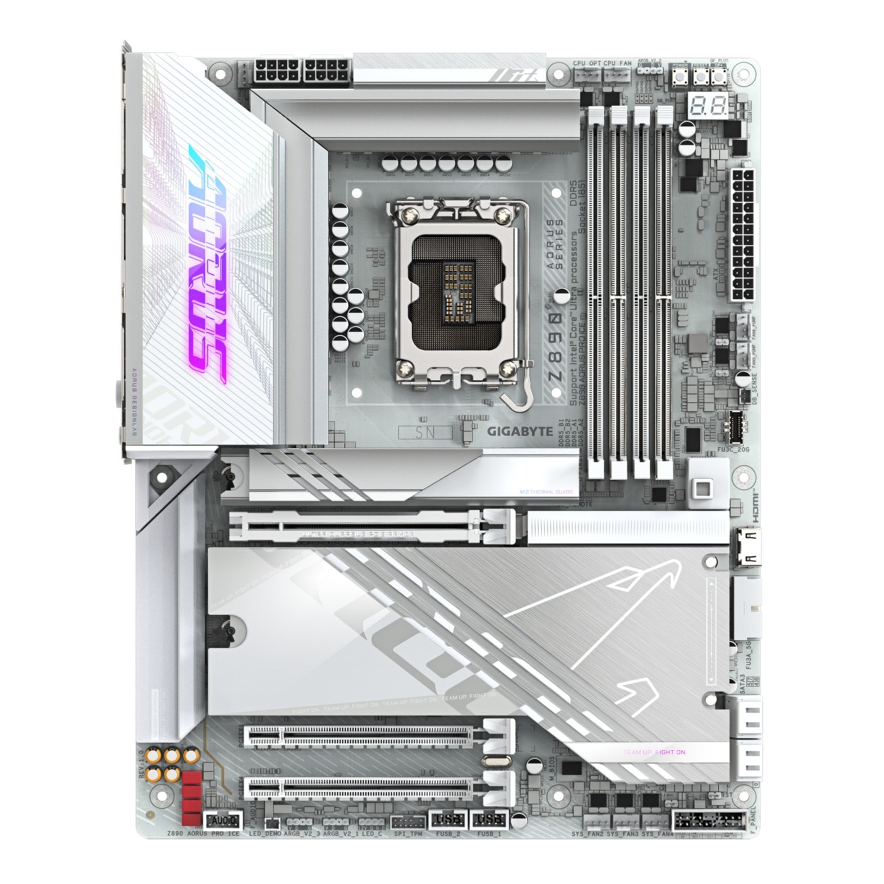 Gigabyte Mainboard »Z890 AORUS PRO ICE Mainboard - Unterstützt Intel Core Ultra«