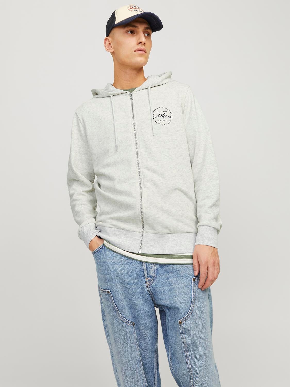 Jack & Jones Sweatjacke "JJFOREST SWEAT ZIP HOOD" günstig online kaufen