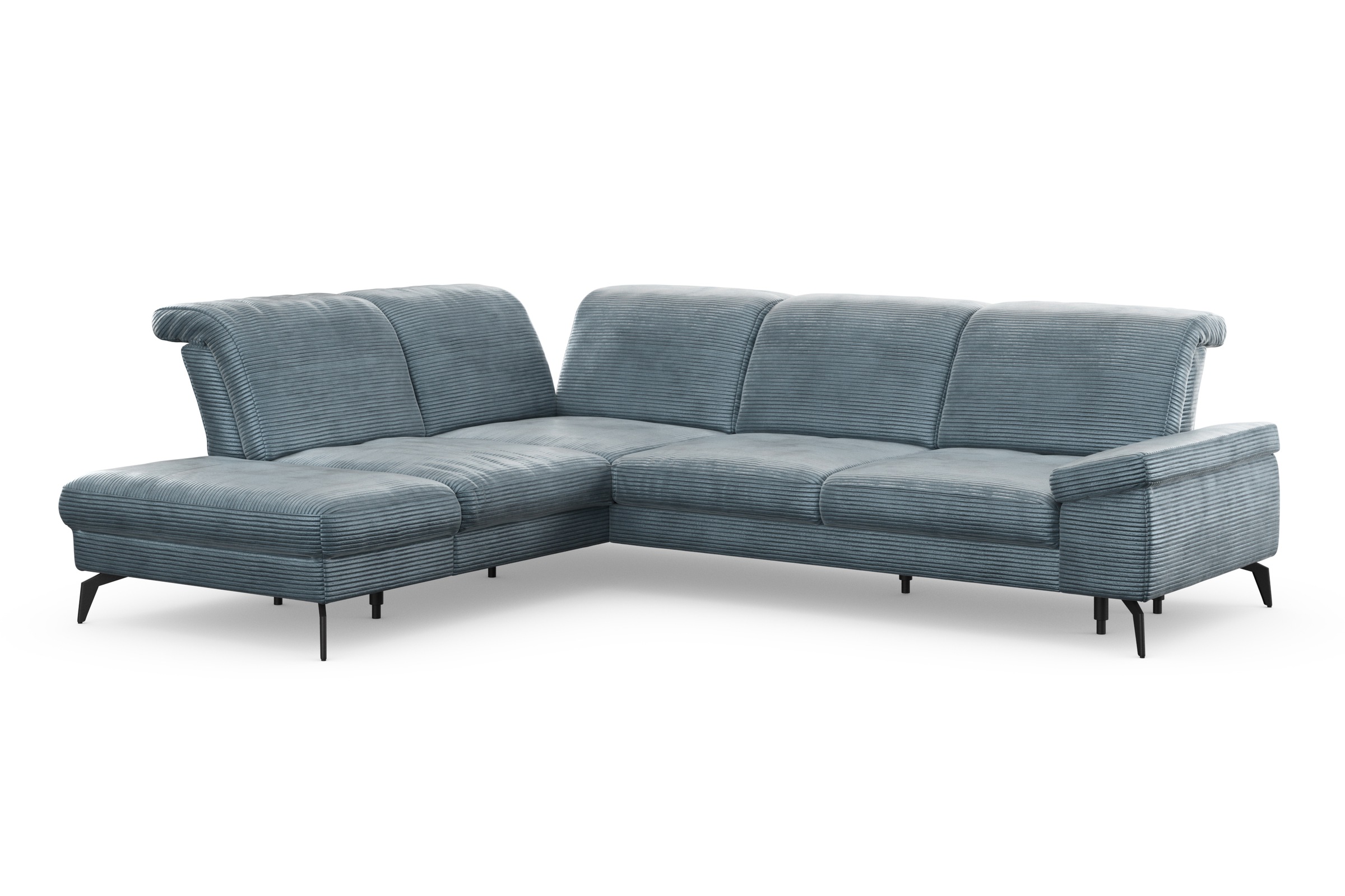 sit&more Ecksofa »Cabana L-Form«, Ottomane, wahlweise mit Sitztiefen-,Armlehnen- und Kopfteilfunktion