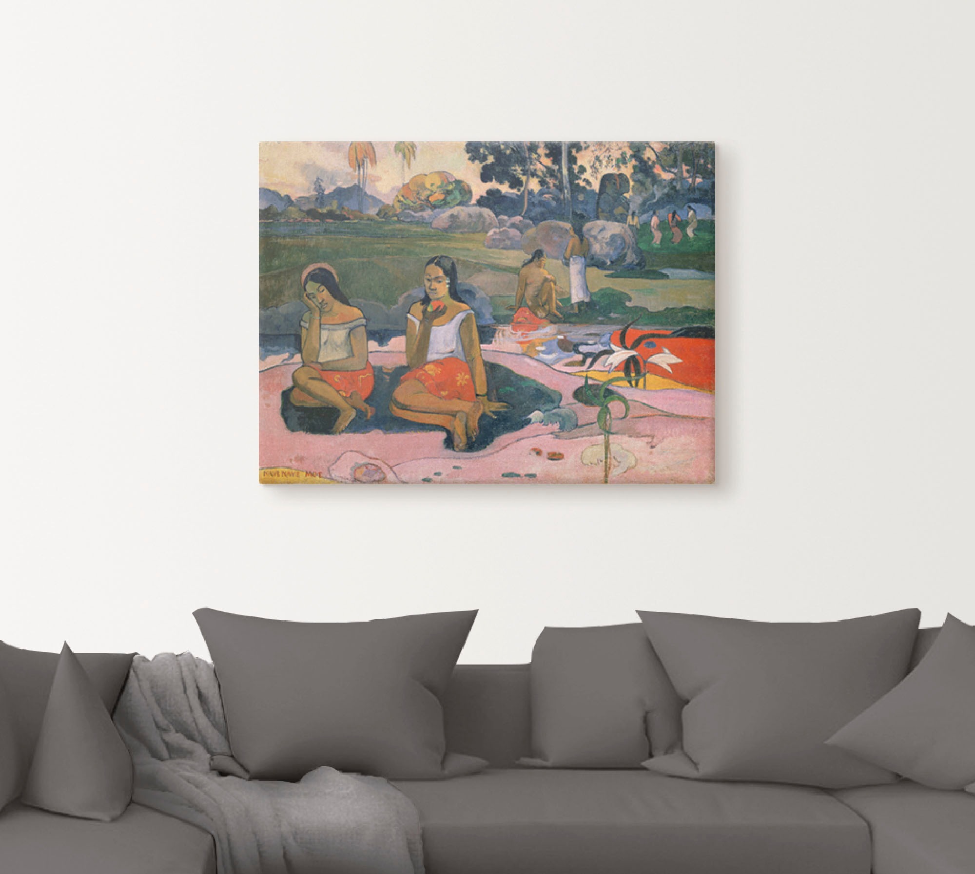 Artland Leinwandbild "Die wunderbare Quelle (NAVE NAVE MOE)", Frau, (1 St.) günstig online kaufen