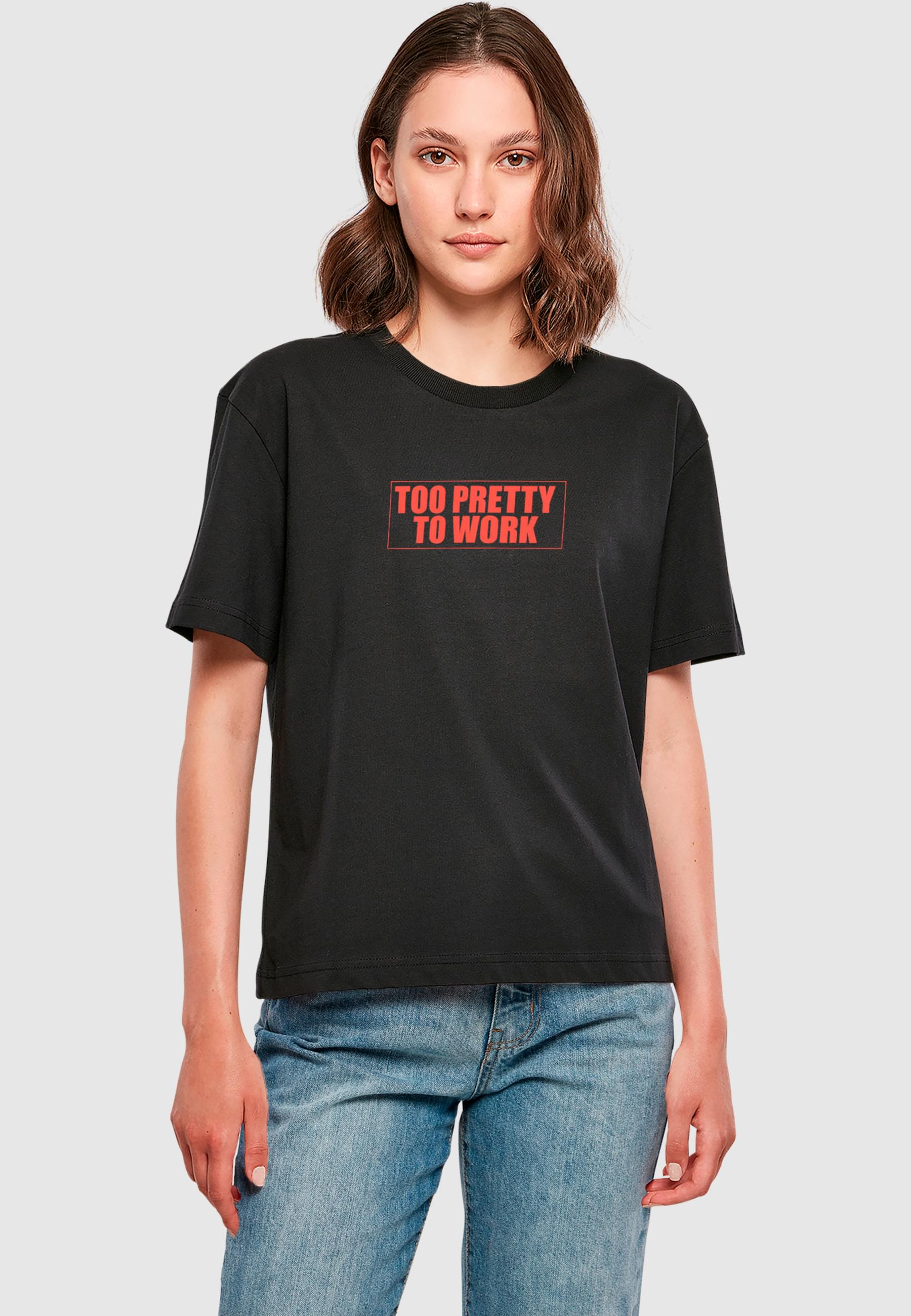 Thumbnail - Miss Tee T-Shirt "Miss Tee Too Pretty To Work Tee" 1 Stk. tlg.