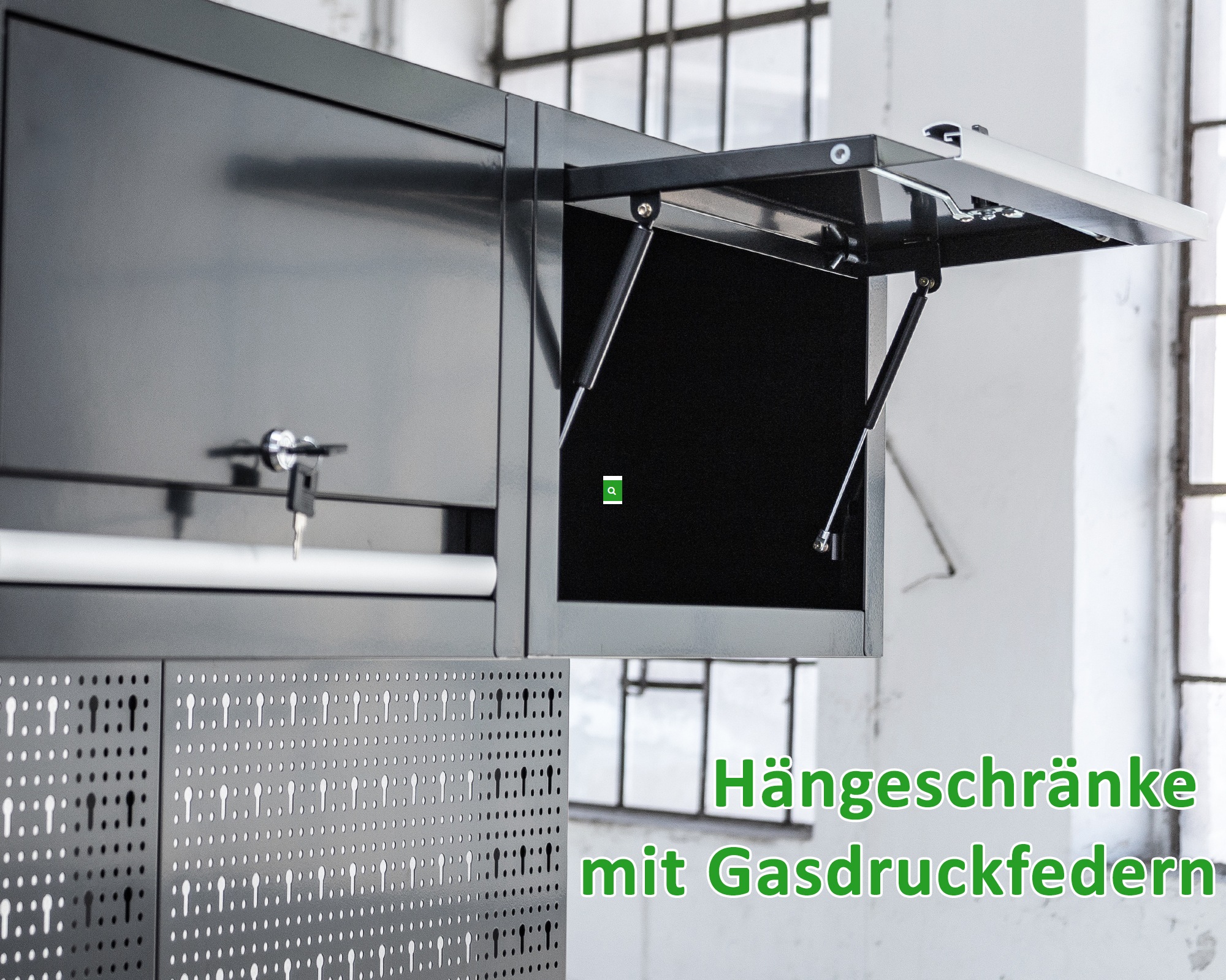 ONDIS24 Werkstatt-Set »Männerküche 260cm, Schwarz« 8 tlg. tlg. teilvormontiert, viel Stauraum, robuste Fläche, Stahl, frei stellbar