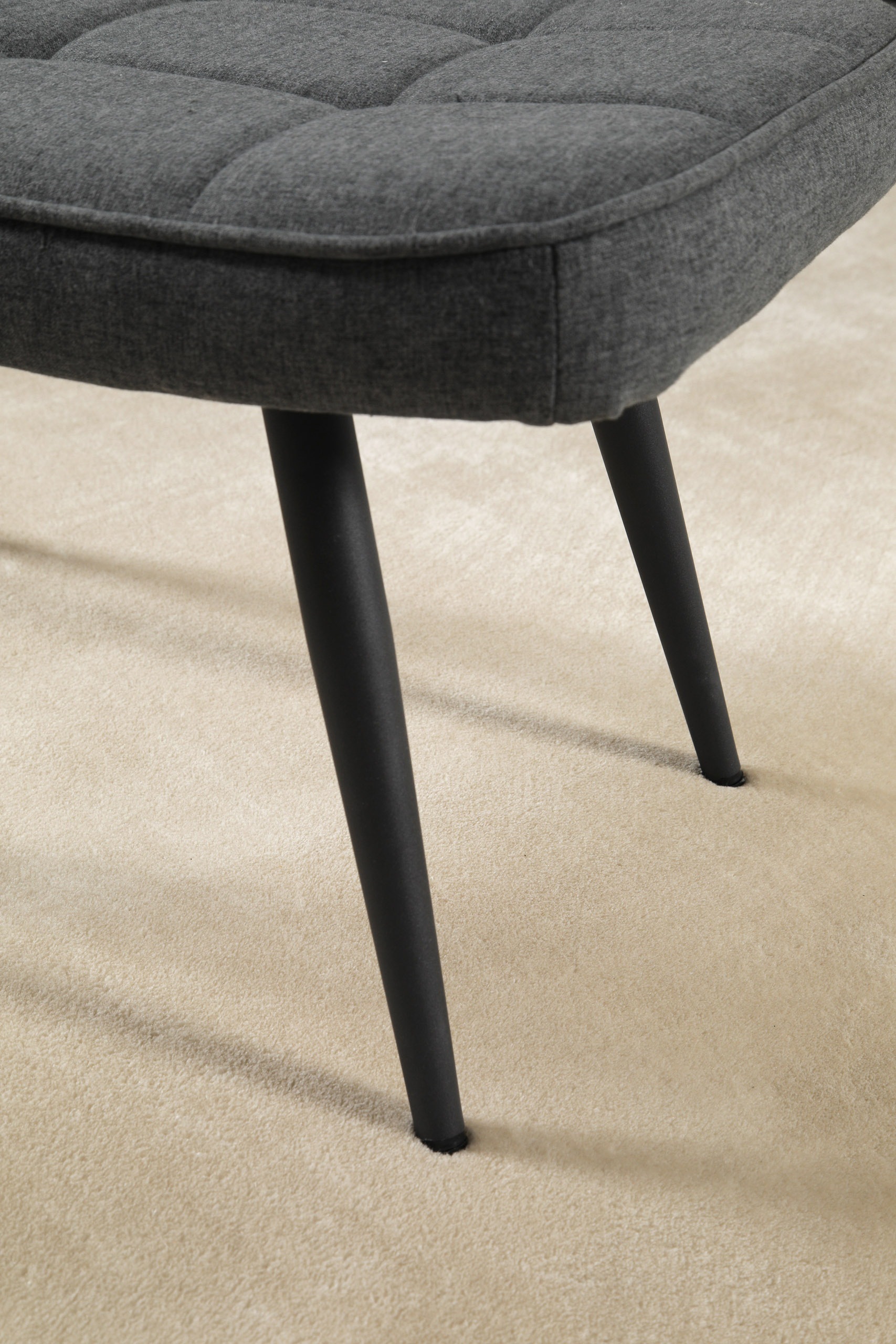 Wecon home Hochflor-Teppich »Eriksson«, rechteckig, 25 mm Höhe, Hochflor, besonders weich, robust, Wohn- & Schlafzimmer, Uni-Farben