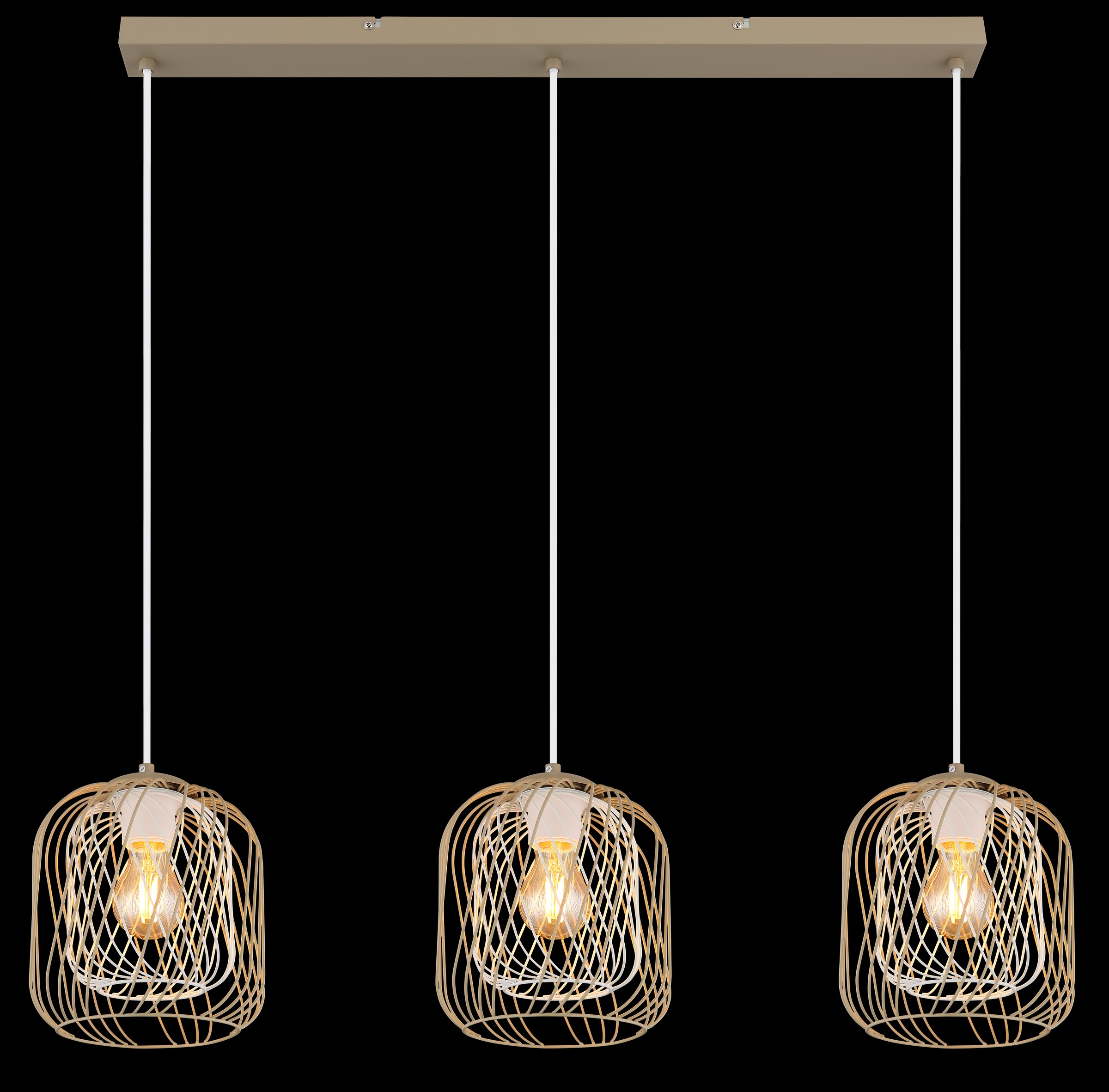 GLOBO LIGHTING Hängeleuchte »DICHTI«, Leuchtmittel E27 | ohne Leuchtmittel, Hängelampe/Pendelleuchte/Esszimmer/Wohnzimmer/Esstisch