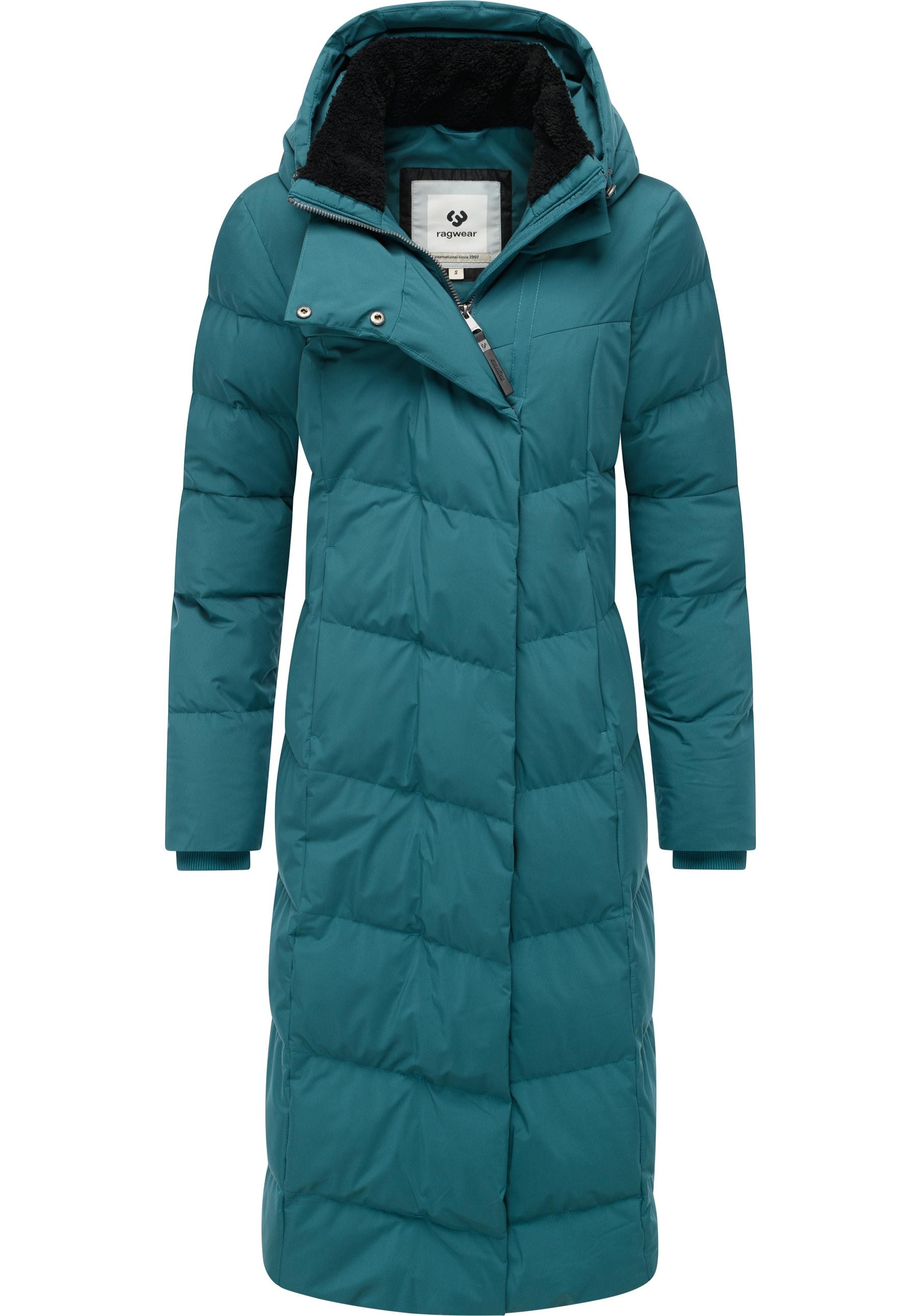 Ragwear Wintermantel »Pavla Long Soft YOUMODO« Wasserdichter Steppmantel mit Kuschelkragen
