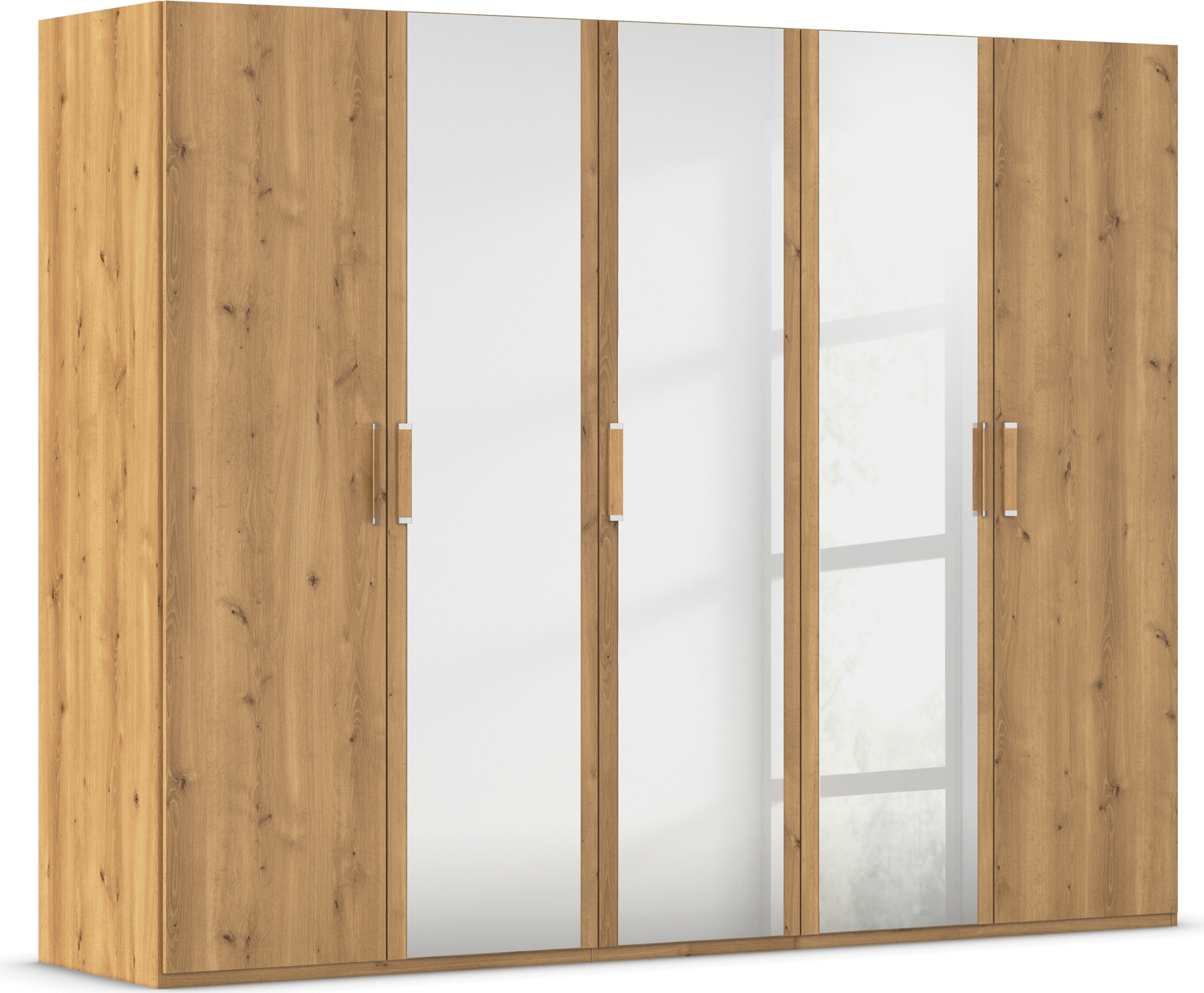 rauch Drehtürenschrank "Kleiderschrank Schrank Garderobe Schlafzimmerschrank EVELYN" in 2 Höhen 197 oder 210 cm erhältlich, inkl. SOFT-CLOSE-FUNKTION, in elegantem Stil, viel Stauraum 3 Breiten und 2 Höhen MADE IN GERMANY
