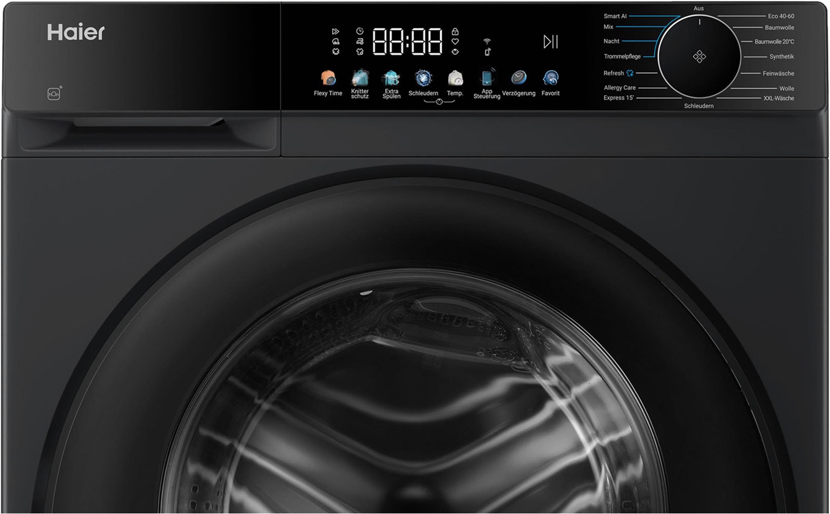 Haier Waschmaschine ERROR:#N/A »HW90-BP14657BTU1« 9 kg 1400 U/min Smart AI Automatikprogramm & Wi-Fi