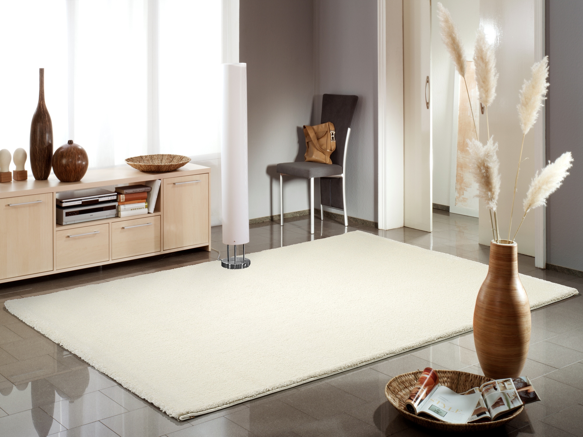 OCI DIE TEPPICHMARKE "BELLEVUE, auch als Läufer und in Rund" rechteckig 20 mm Höhe hochwertiger dichter Hochflor, Shaggy, Langflor, Wohnzimmer