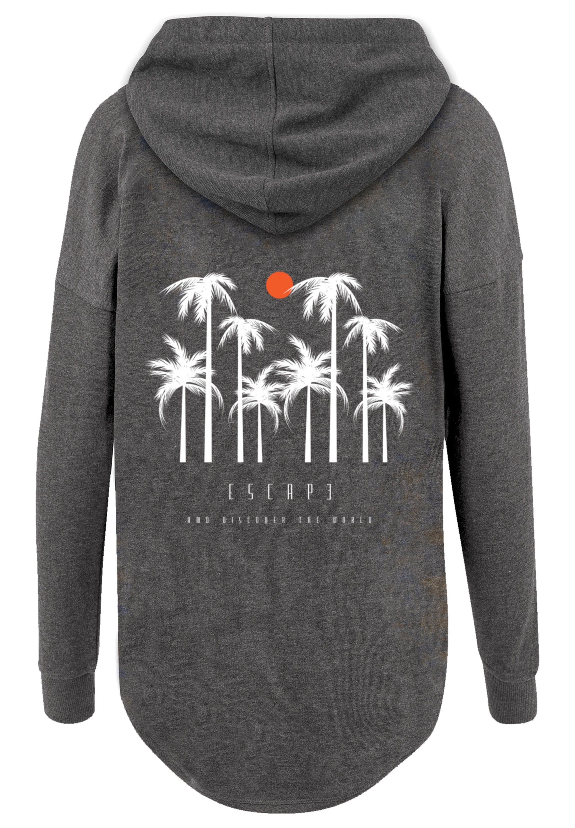 F4NT4STIC Kapuzenpullover »Oversize Escape Discover the World Palm Trees«, Discover the World