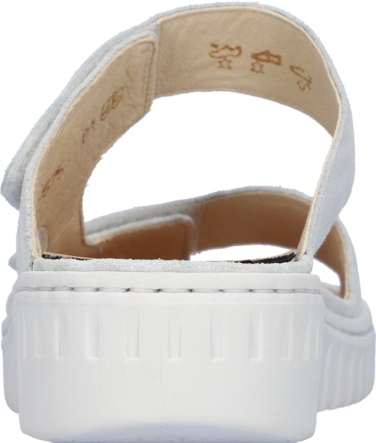 Waldläufer Pantolette »H-WILLOW«, Sommerschuh, Hausschuh, Klettschuh in Komfortweite H (= sehr weit)