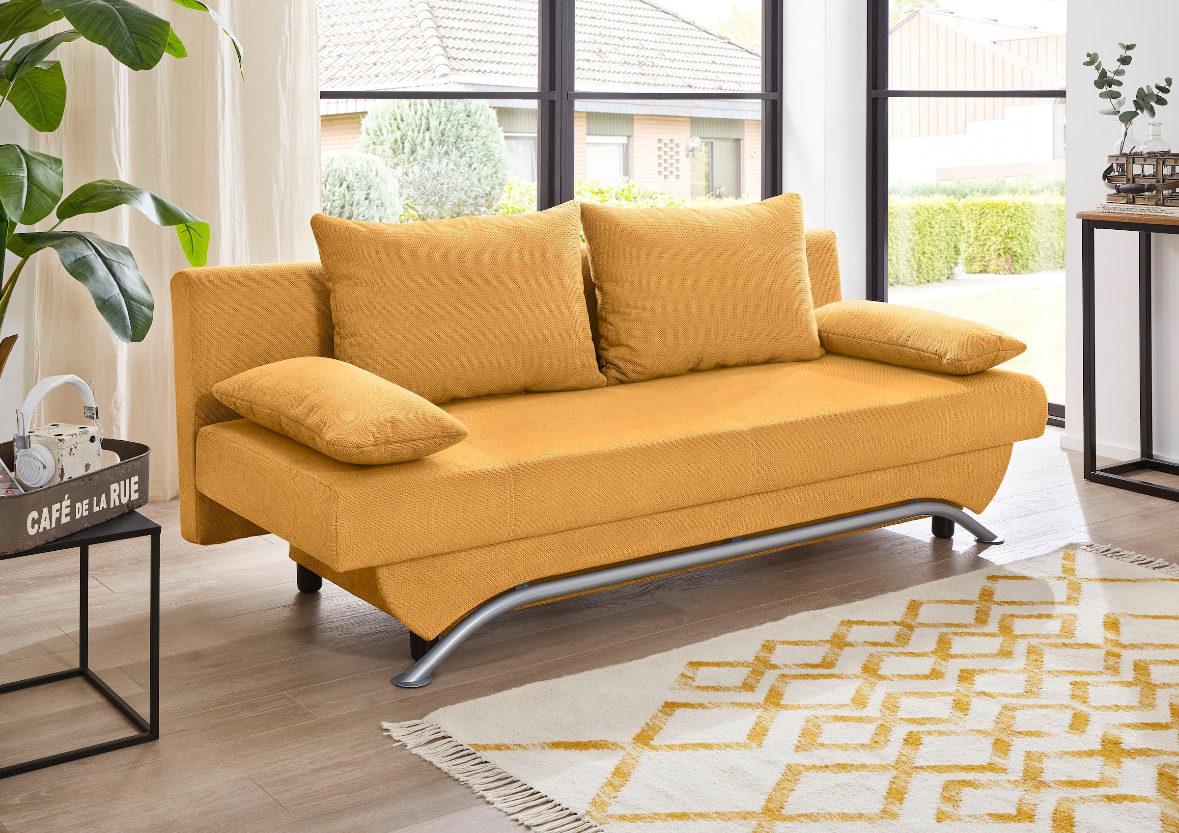 Jockenhöfer Gruppe Schlafsofa "Nancy, B: 190 cm, Liegefl. 121x190 cm" mit Schlaffunktion & Bettkasten