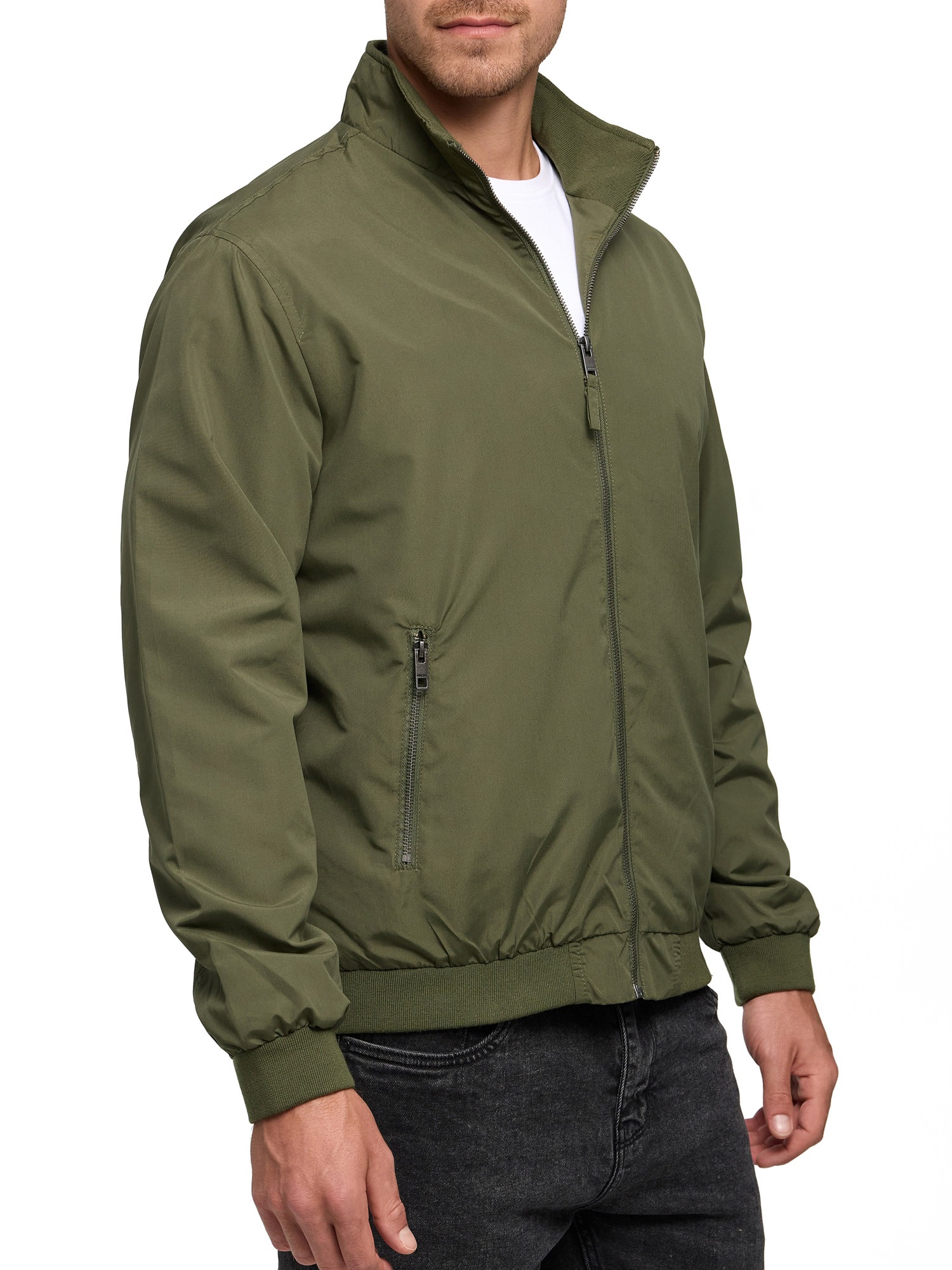 INDICODE INCatall Men Bomber Jacket Army Size L 3