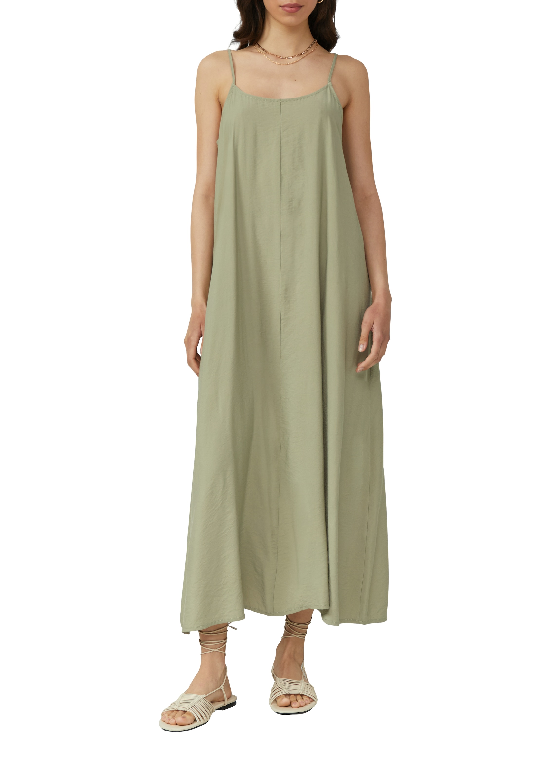 QS Maxikleid, aus Viskosemix günstig online kaufen