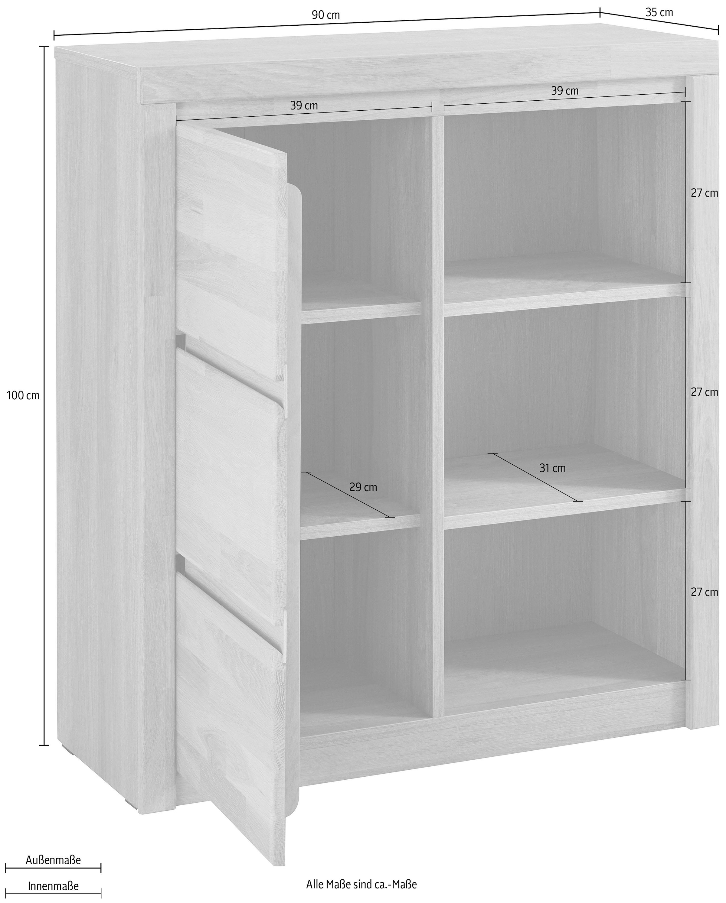 Home affaire Highboard »Silkeborg«, Breite 90 cm