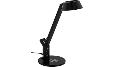 LED-Tischleuchte »BANDERALO« in schwarz aus Kunststoff / inkl. LED fest integriert -...