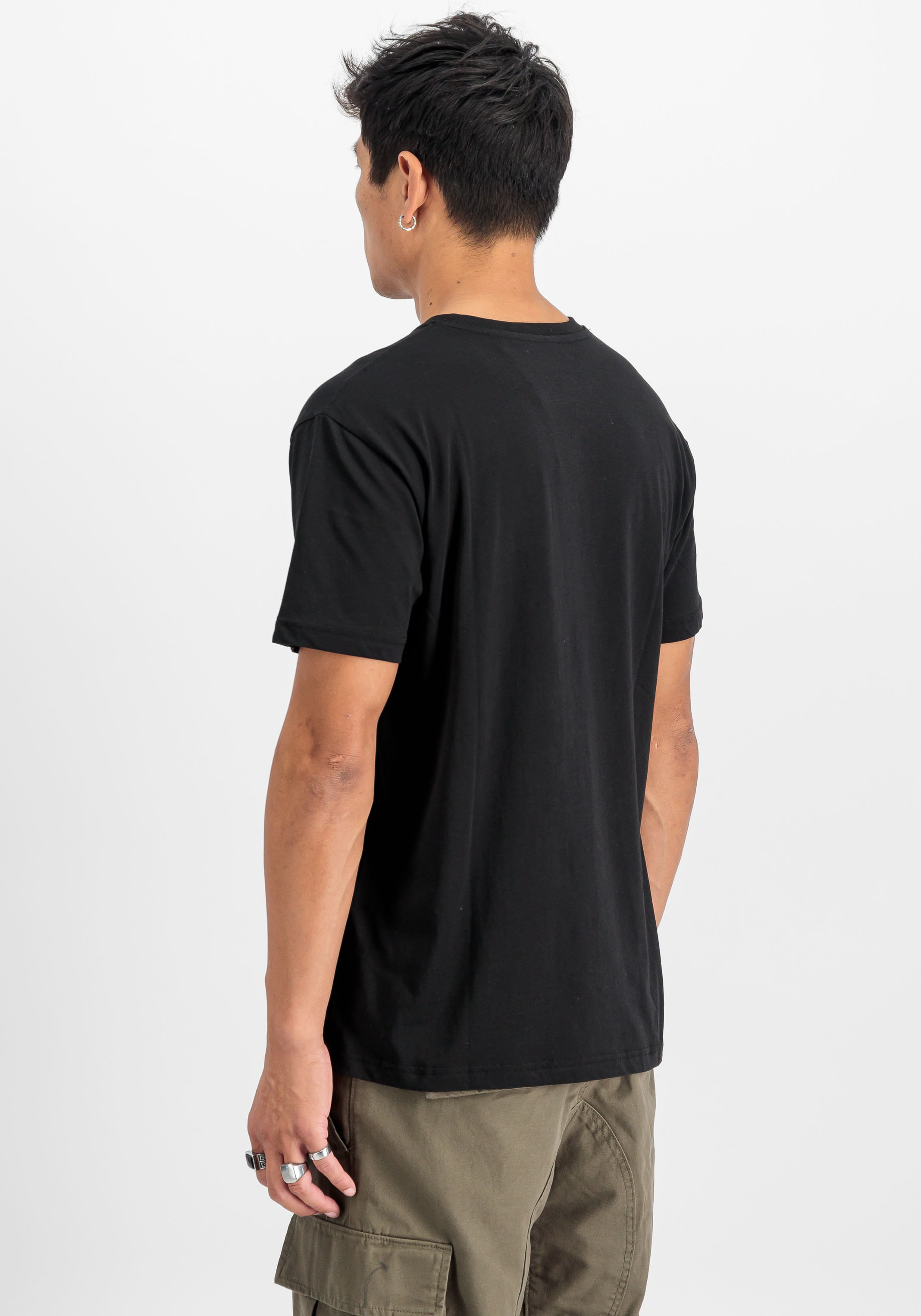 Alpha Industries Rundhalsshirt »Basic T Small Logo 2 Pack«, (Set, 2 tlg.)