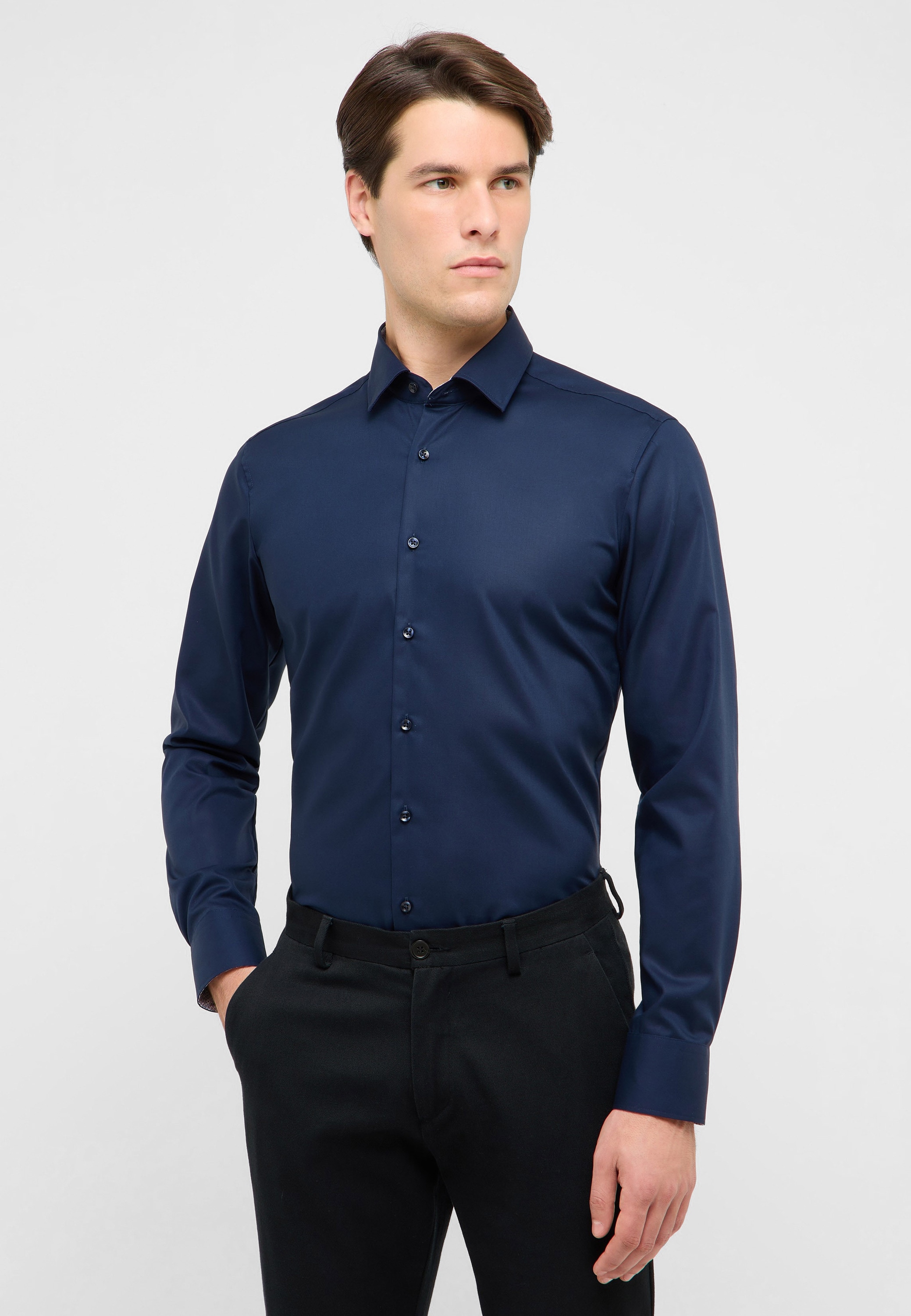 Eterna Langarmhemd "SLIM FIT" NON IRON (bügelfrei) günstig online kaufen