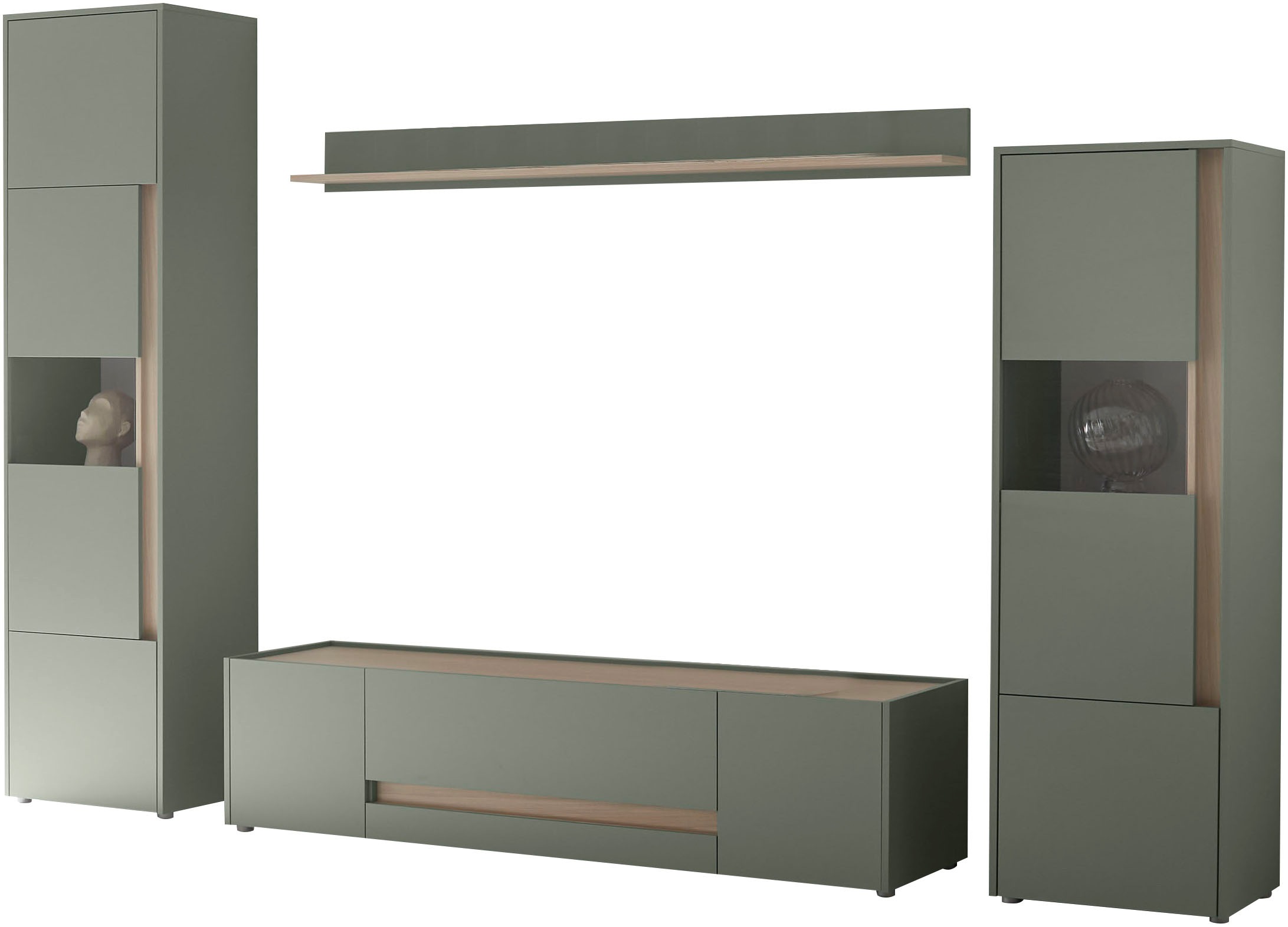 INOSIGN Wohnwand "City/Giron, moderne Anbauwand, Komplettset in vielen Farb günstig online kaufen