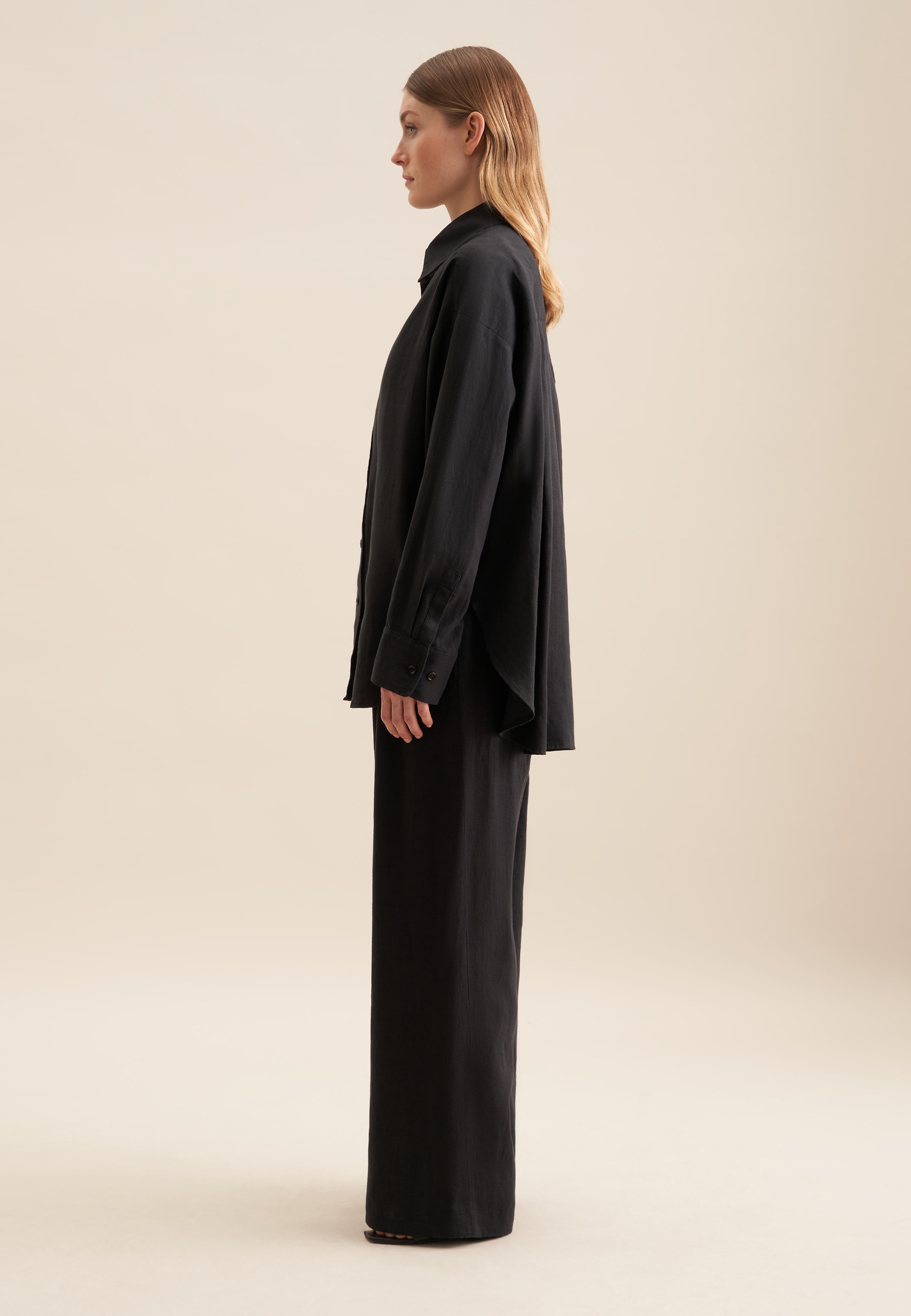 seidensticker Longbluse »Schwarze Rose« 1/1 Kragen Uni