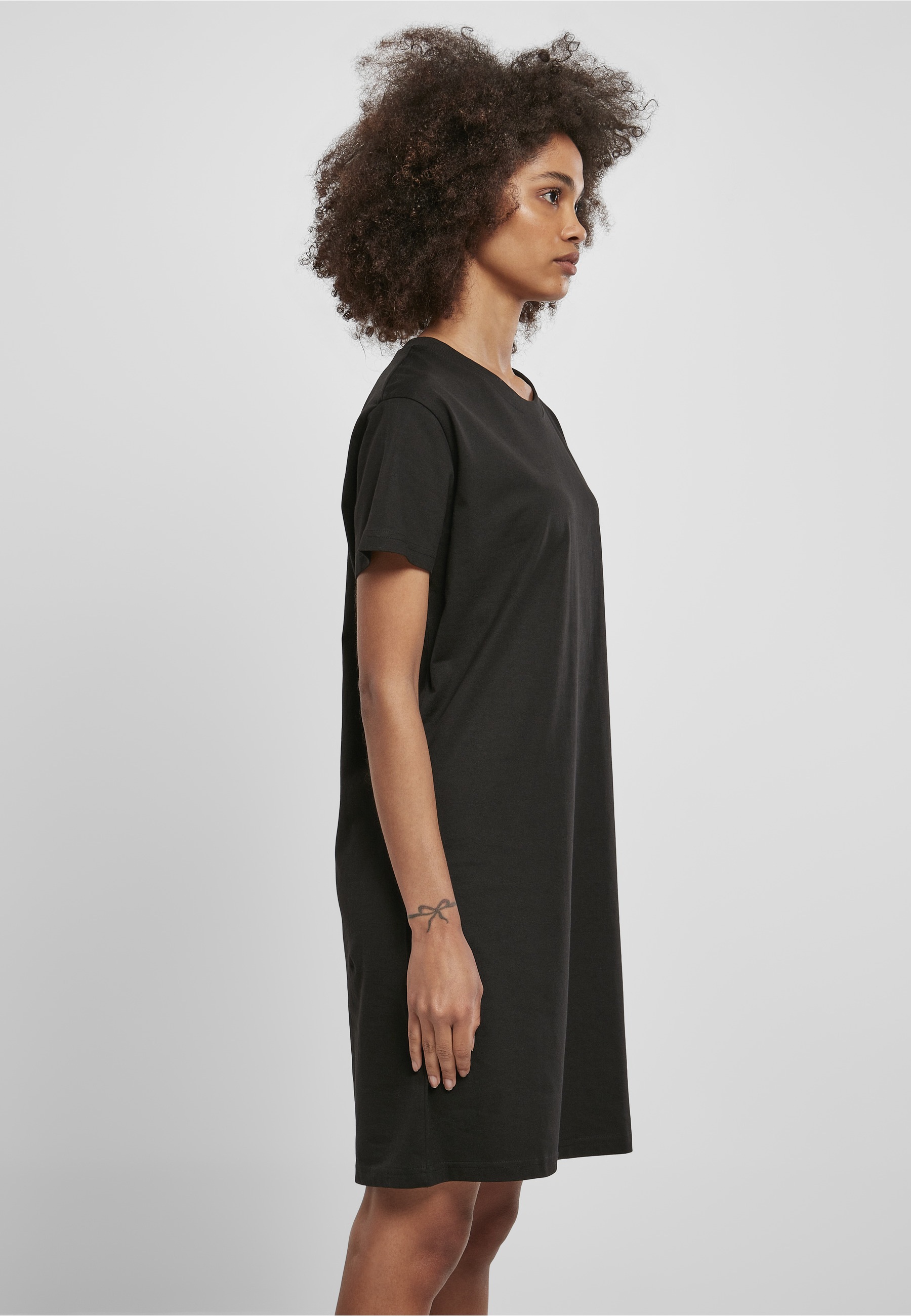 URBAN CLASSICS A-Linien-Kleid »Urban Classics Damen Ladies Recycled Cotton Boxy Tee Dress« 1 Stk. tlg.