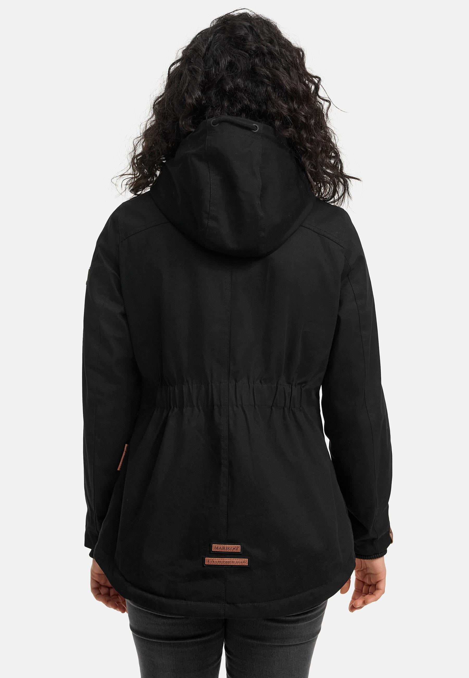 Marikoo Winterjacke »Bikoo«, mit Kapuze, sportliche Damen Outdoor Baumwolljacke mit Kapuze