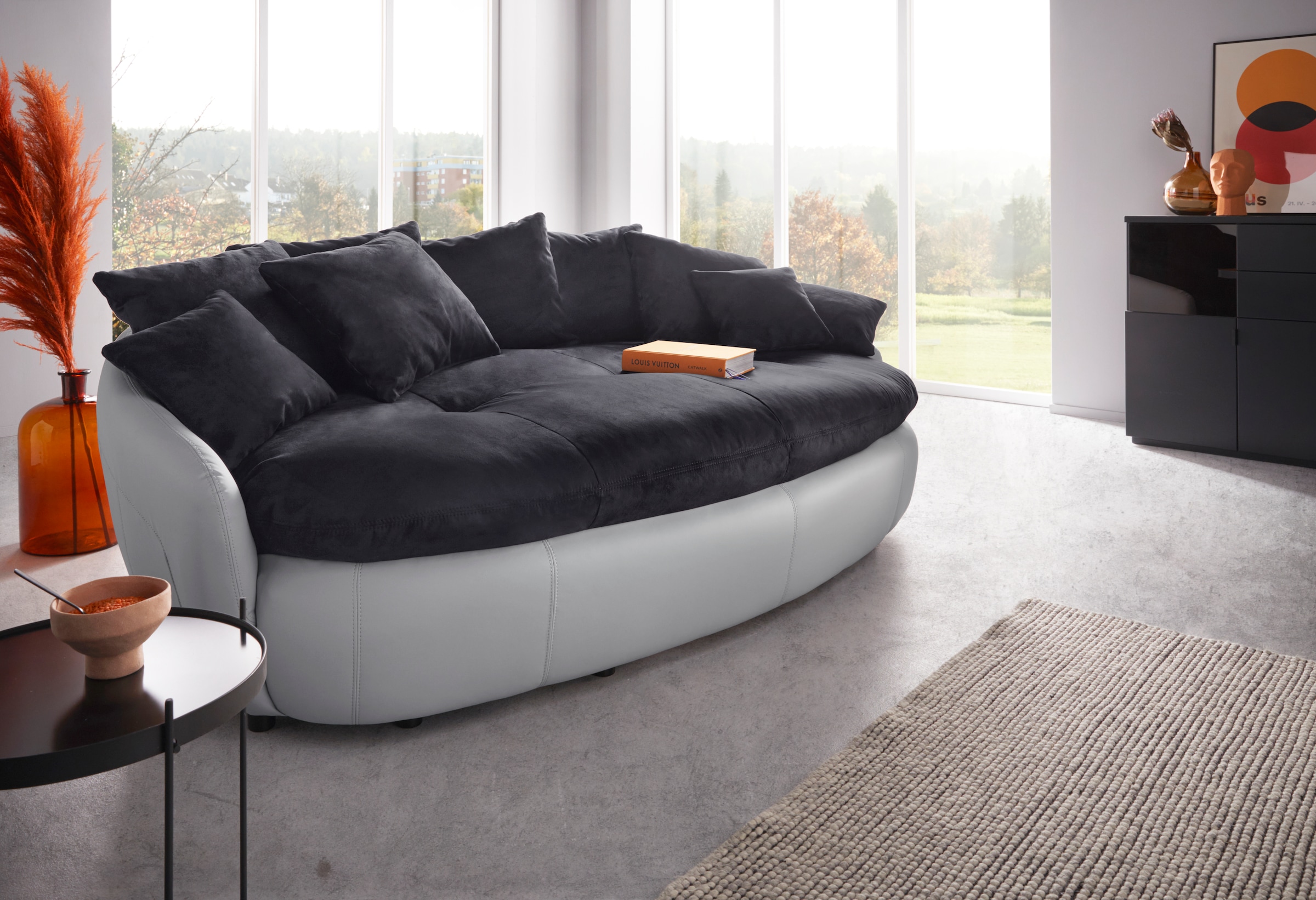 COTTA Big-Sofa "Aruba" gemütliches Megasofa in XXL in organischer Form mit günstig online kaufen
