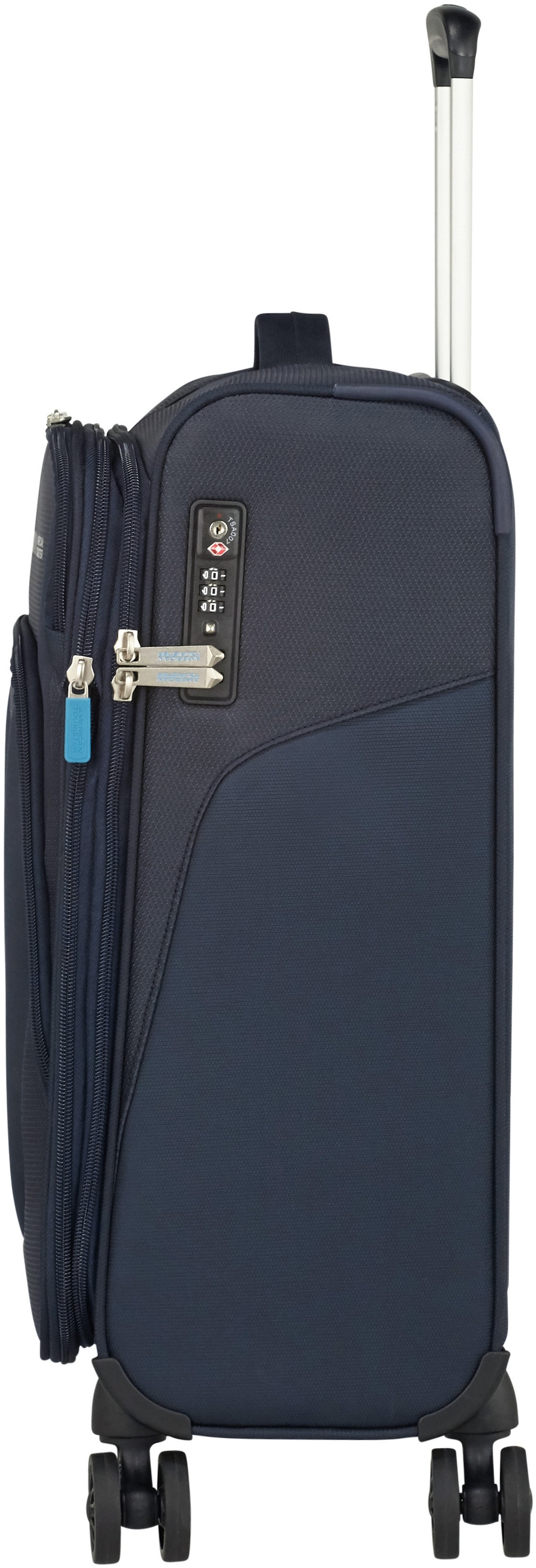 American Tourister® Weichgepäck-Trolley »SUMMERFUNK, 55 cm«, 4 Rollen, Handgepäck Reisekoffer Trolley TSA-Zahlenschloss Volumenerweiterung