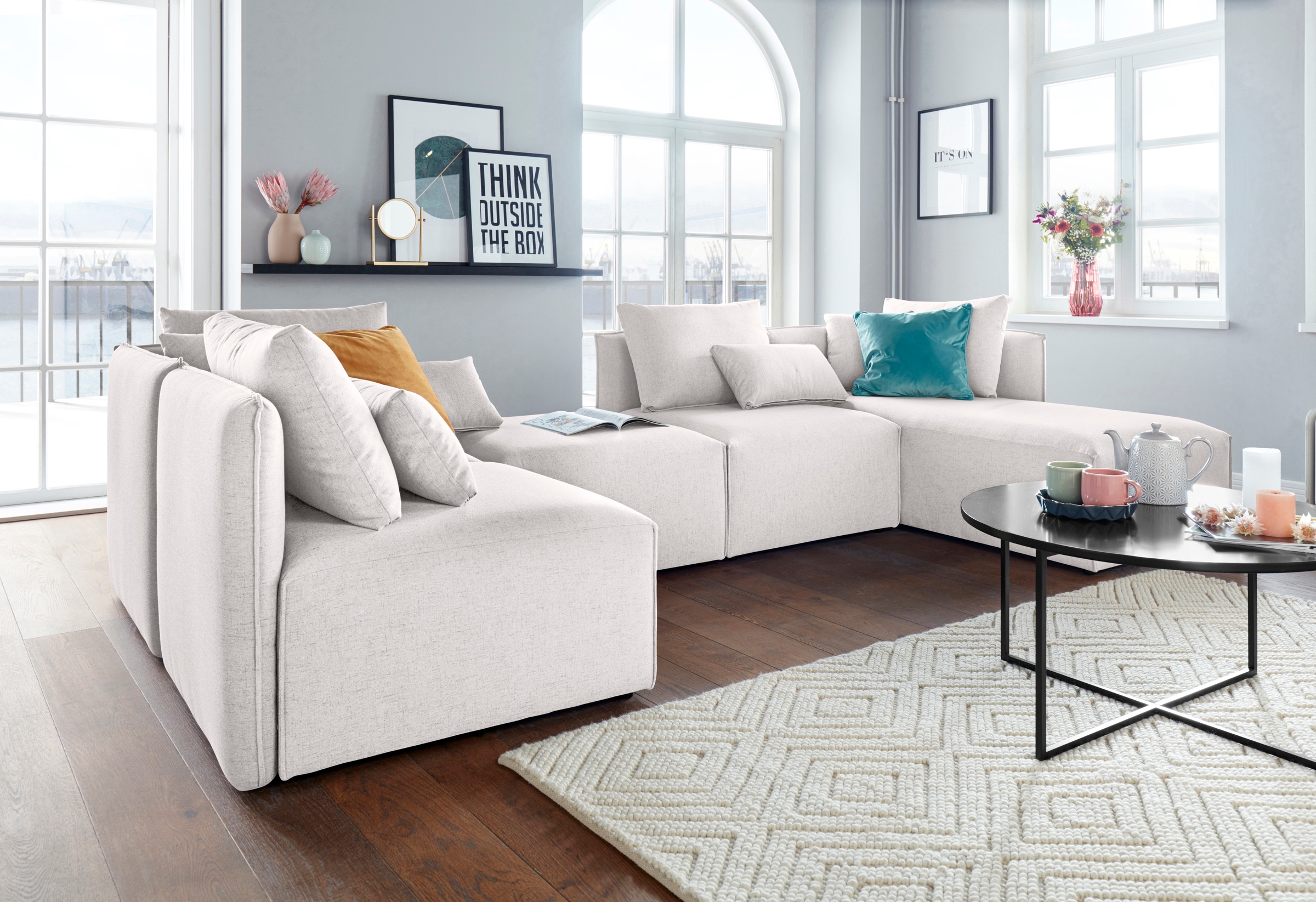 andas Ecksofa "Nöre L-Form" 3 Teile, in vielen Bezugsqualitäten und Farben. günstig online kaufen