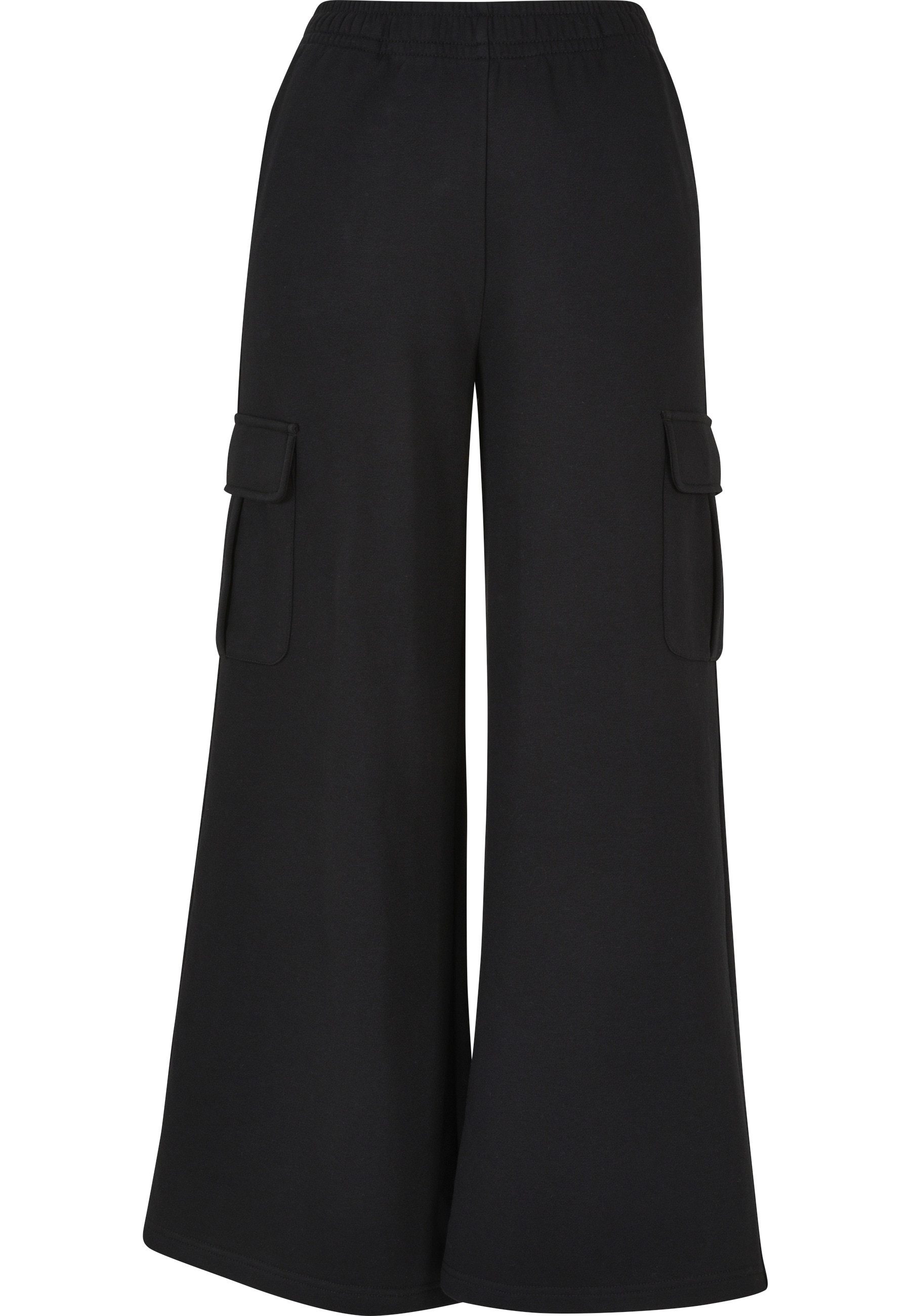 URBAN CLASSICS Sweathose "Urban Classics Damen Ladies Highwaist Wide Leg Cargo Terry Pants"