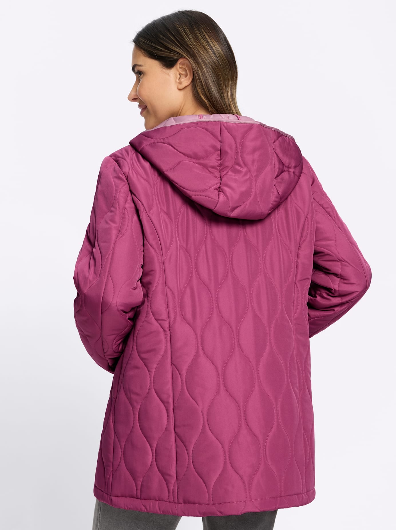 Classic Basics Steppjacke mit Kapuze