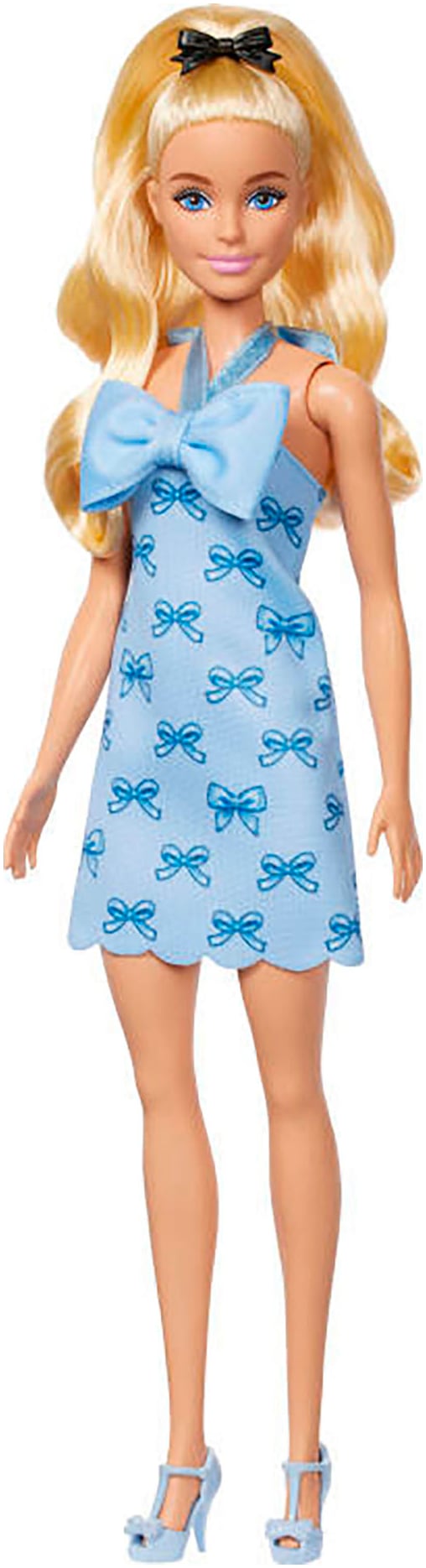 Barbie Anziehpuppe »Fashionista Puppe mit blauer Schleife«