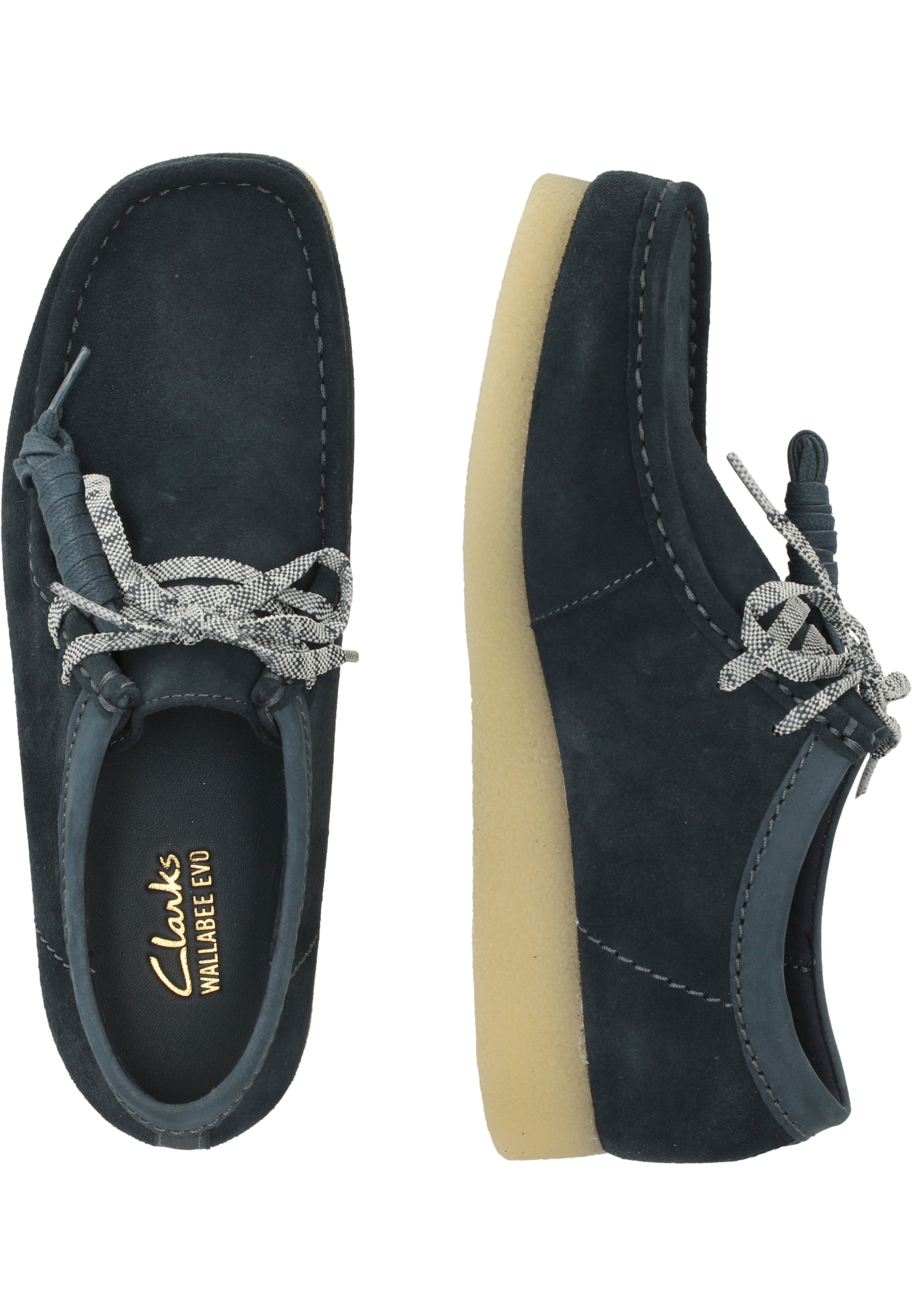 Clarks Mokassin »WallabeeEVO«, mit authentischer Kreppsohle und optimalem Komfort
