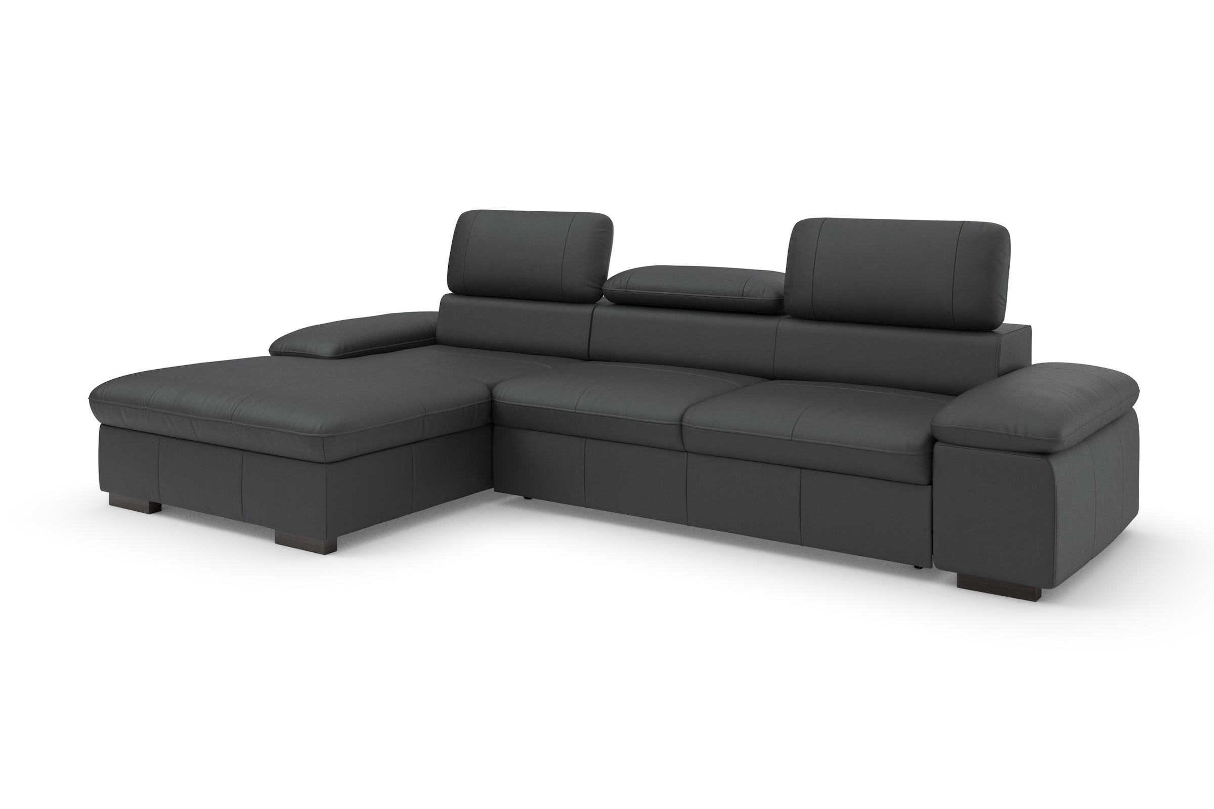 Home affaire Ecksofa »Alberto L-Form«, mit Kopfteilverstellung, wahlweise mit Bettfunktion