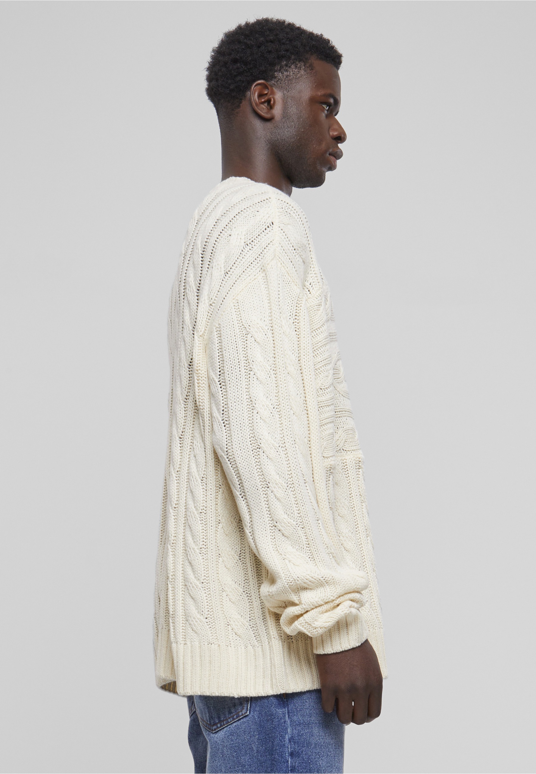 URBAN CLASSICS Rundhalspullover »Urban Classics Herren Set In Boxy Sweater« 1 Stk.