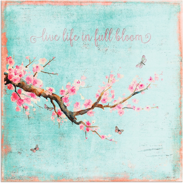 Artland Wandbild »Kirschblüte«, Blumen, (1 St.), als Alubild, Leinwandbild,  Wandaufkleber oder Poster in versch. Größen kaufen | BAUR