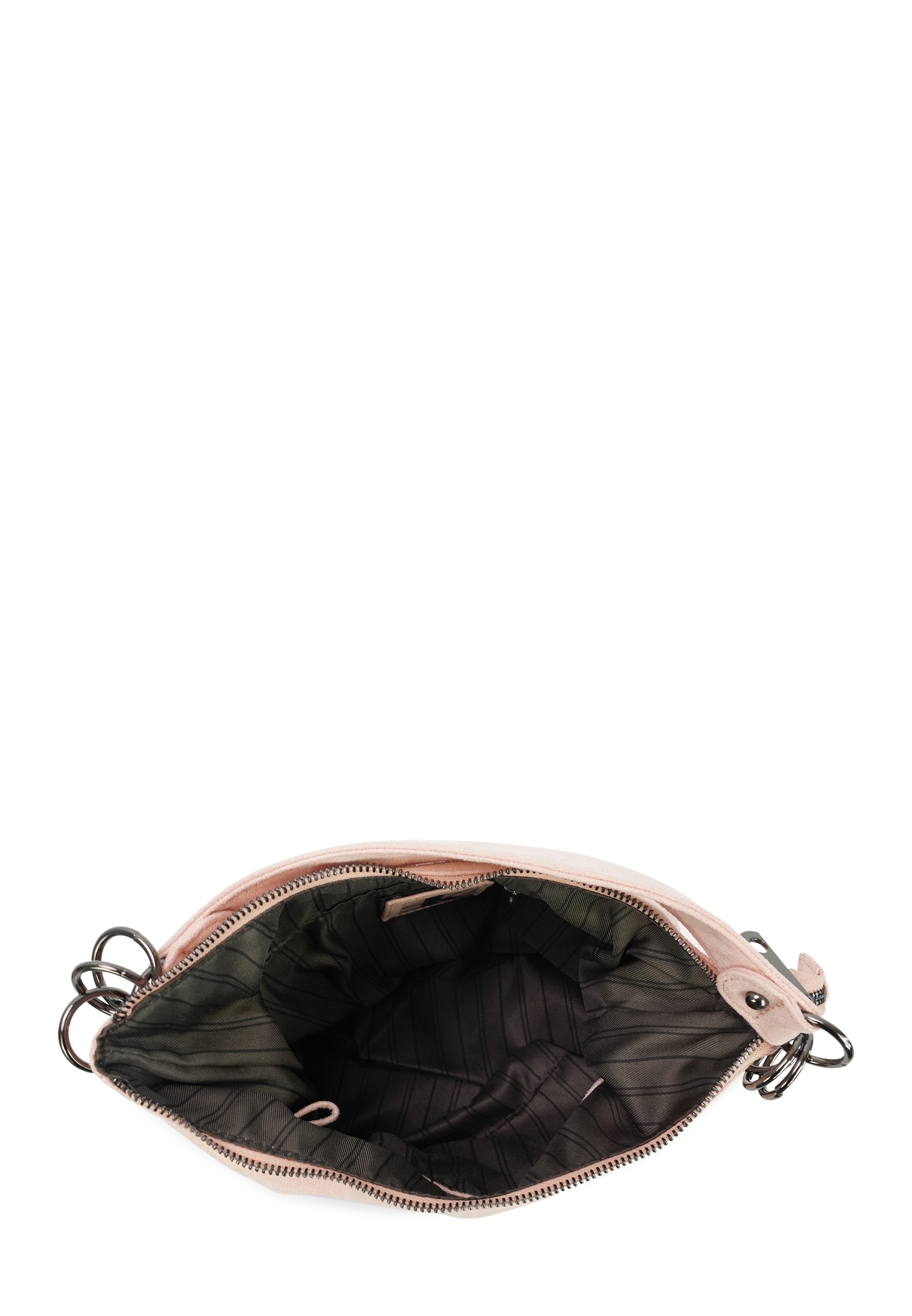 Harpa Schultertasche »Cher« aus changierendem Material, mit Ketten-Verzierung