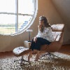 FLEXLUX Fußhocker "Elegant Beinstütze, Entspannung, Skandinavisch, Ultimati günstig online kaufen