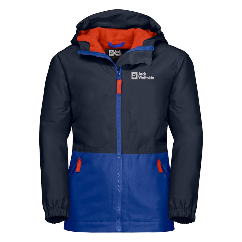 Jack Wolfskin Outdoorjacke »SNOWY DAYS JACKET KIDS«, mit Kapuze