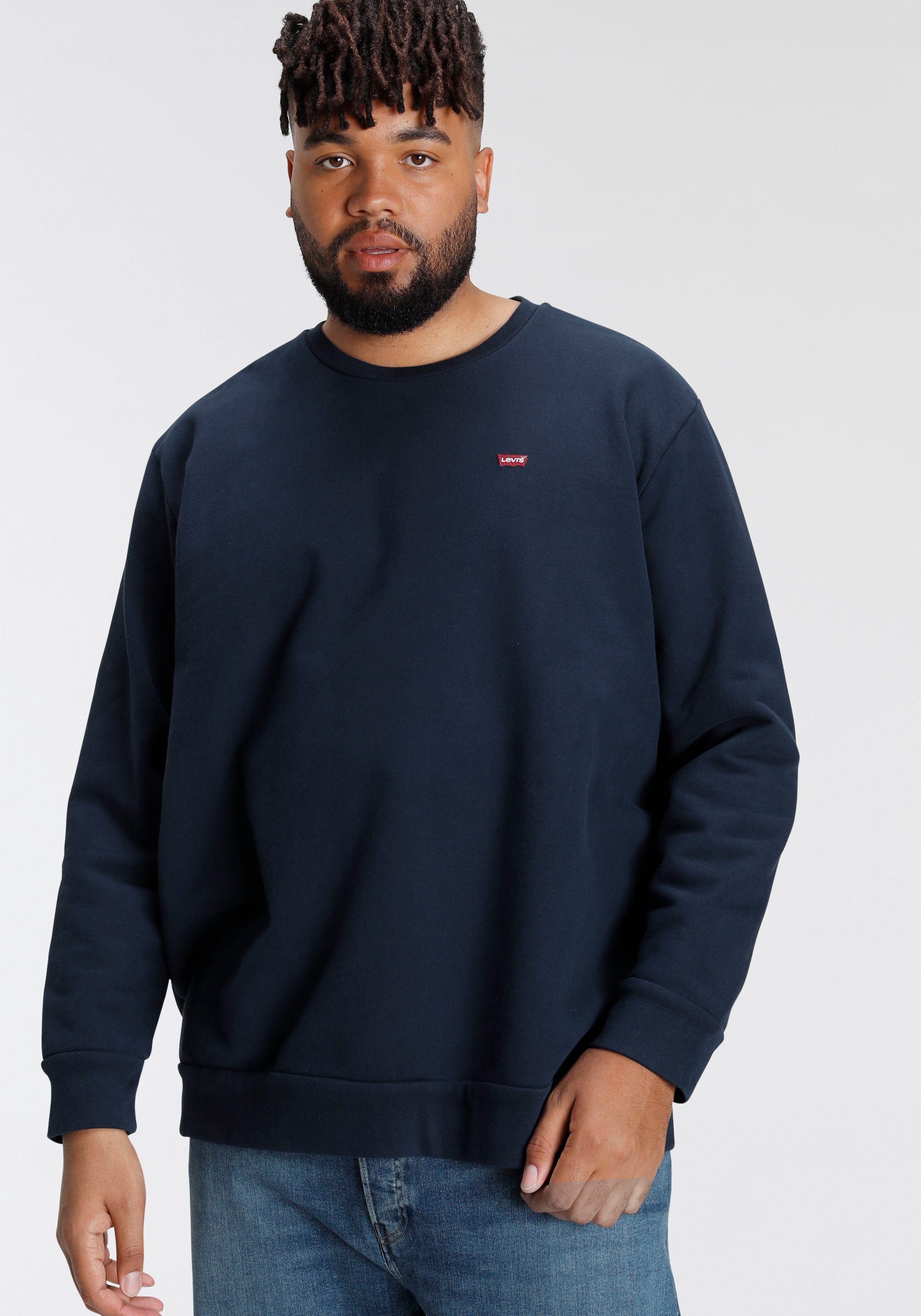 Levis Plus Sweatshirt "BIG ORIGINAL HM CREW", mit Batwing-Logobadge günstig online kaufen