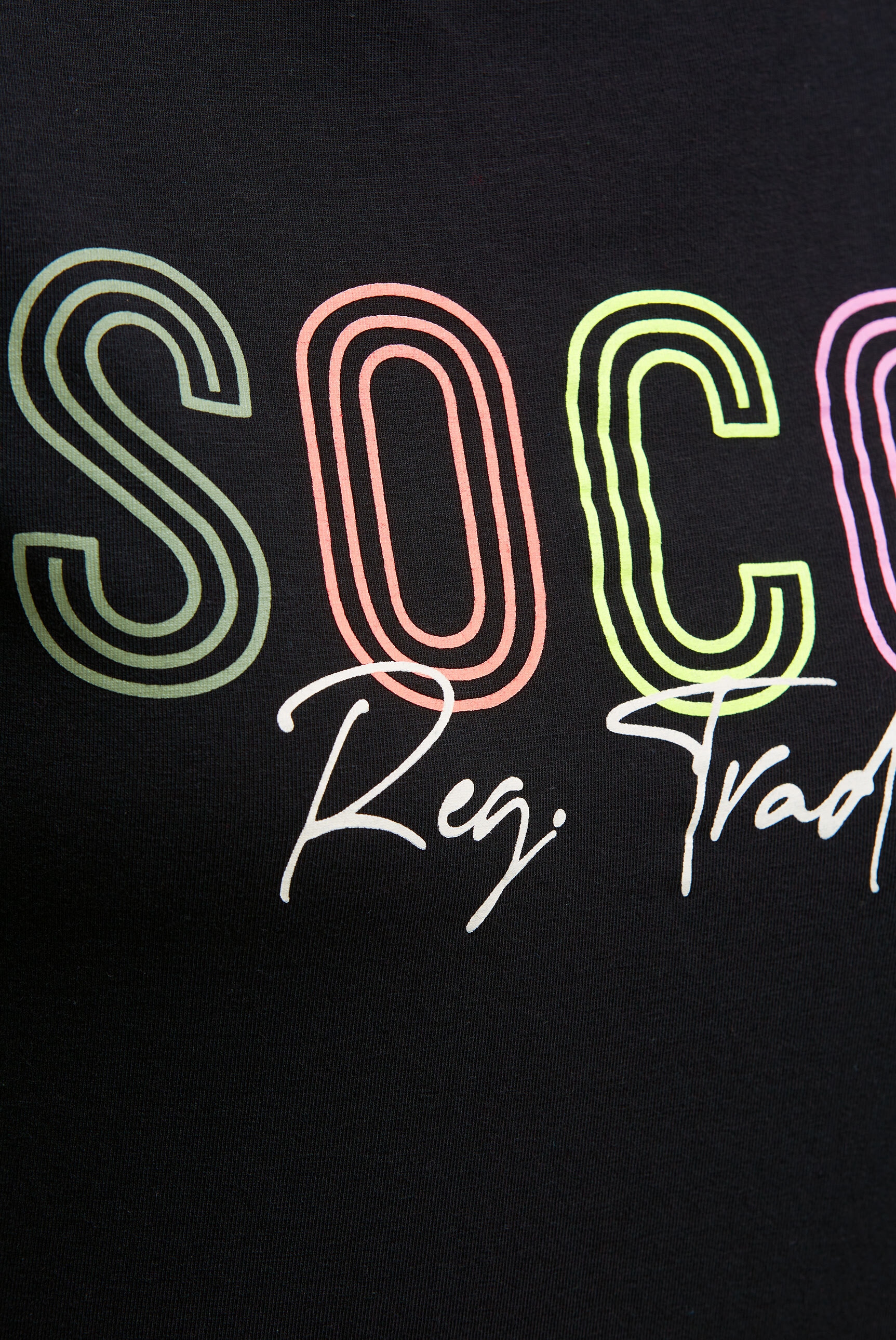 SOCCX Rundhalsshirt mit Necktape